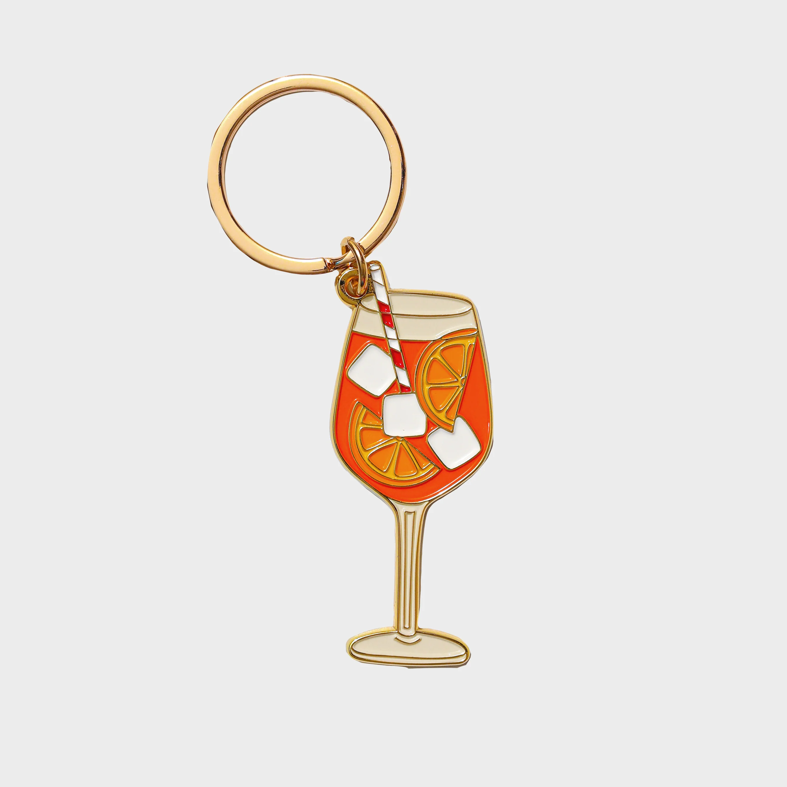 Aperol Spritz Enamel Keychain/Bag Charm - Image 2