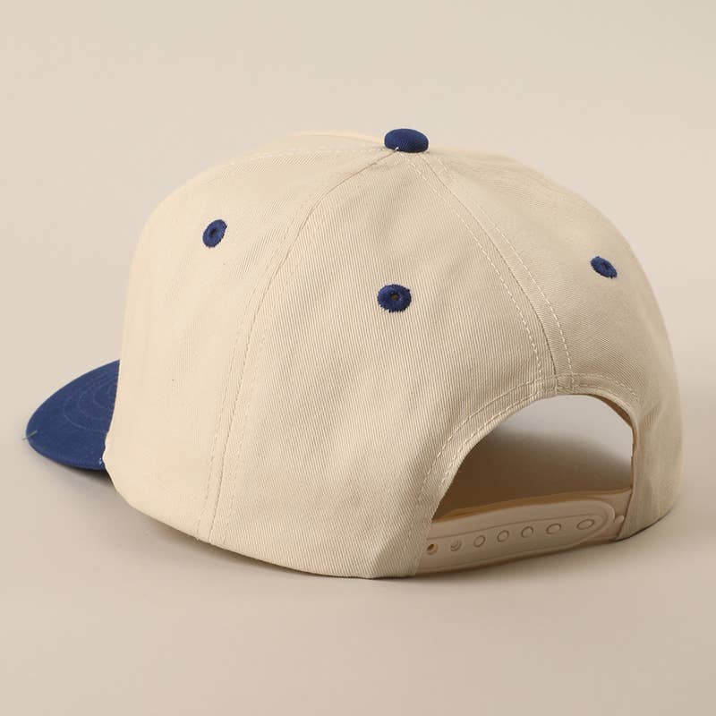Baseball Upside Down Lettering Embroidered Hat - Image 4