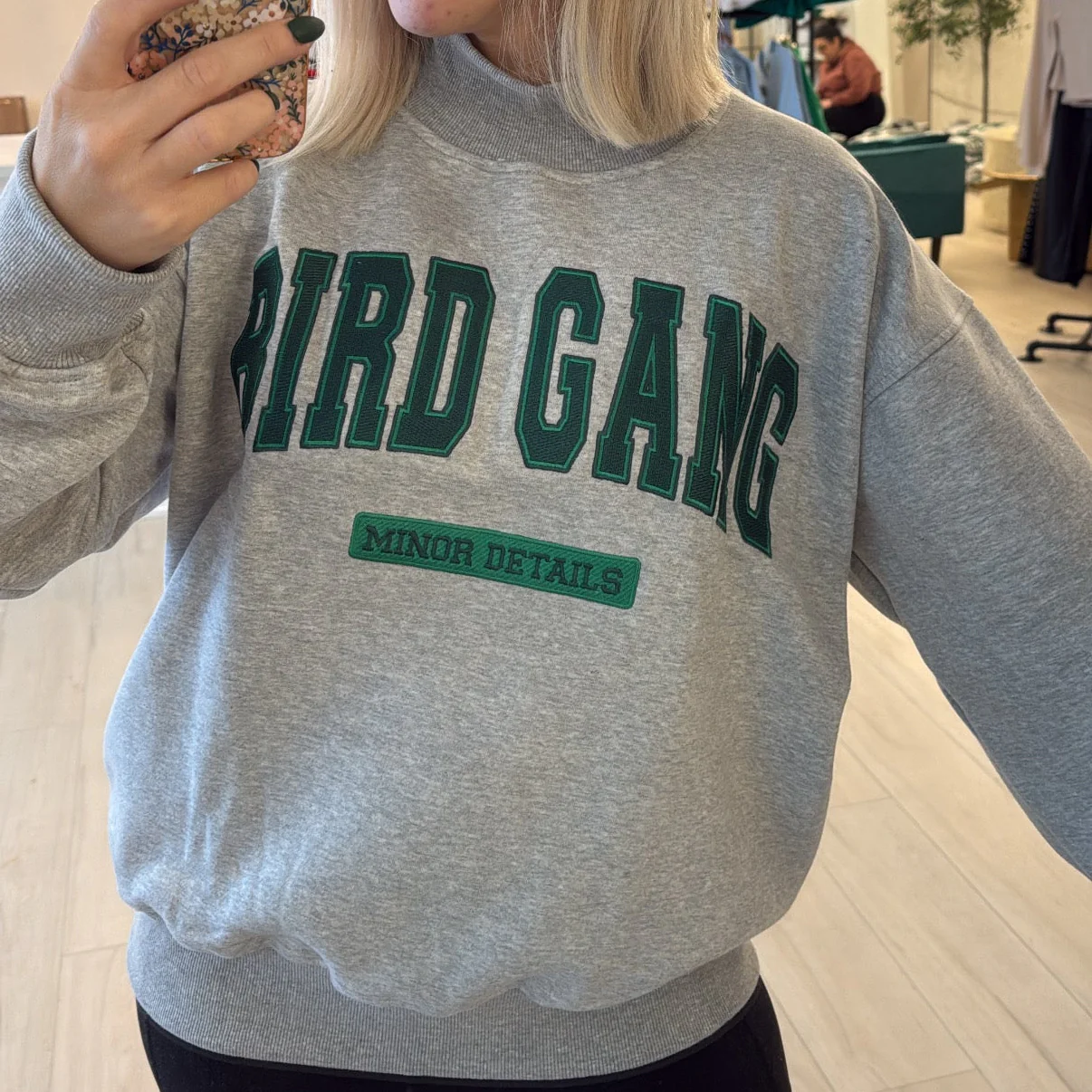 Bird Gang Mockneck Turtleneck