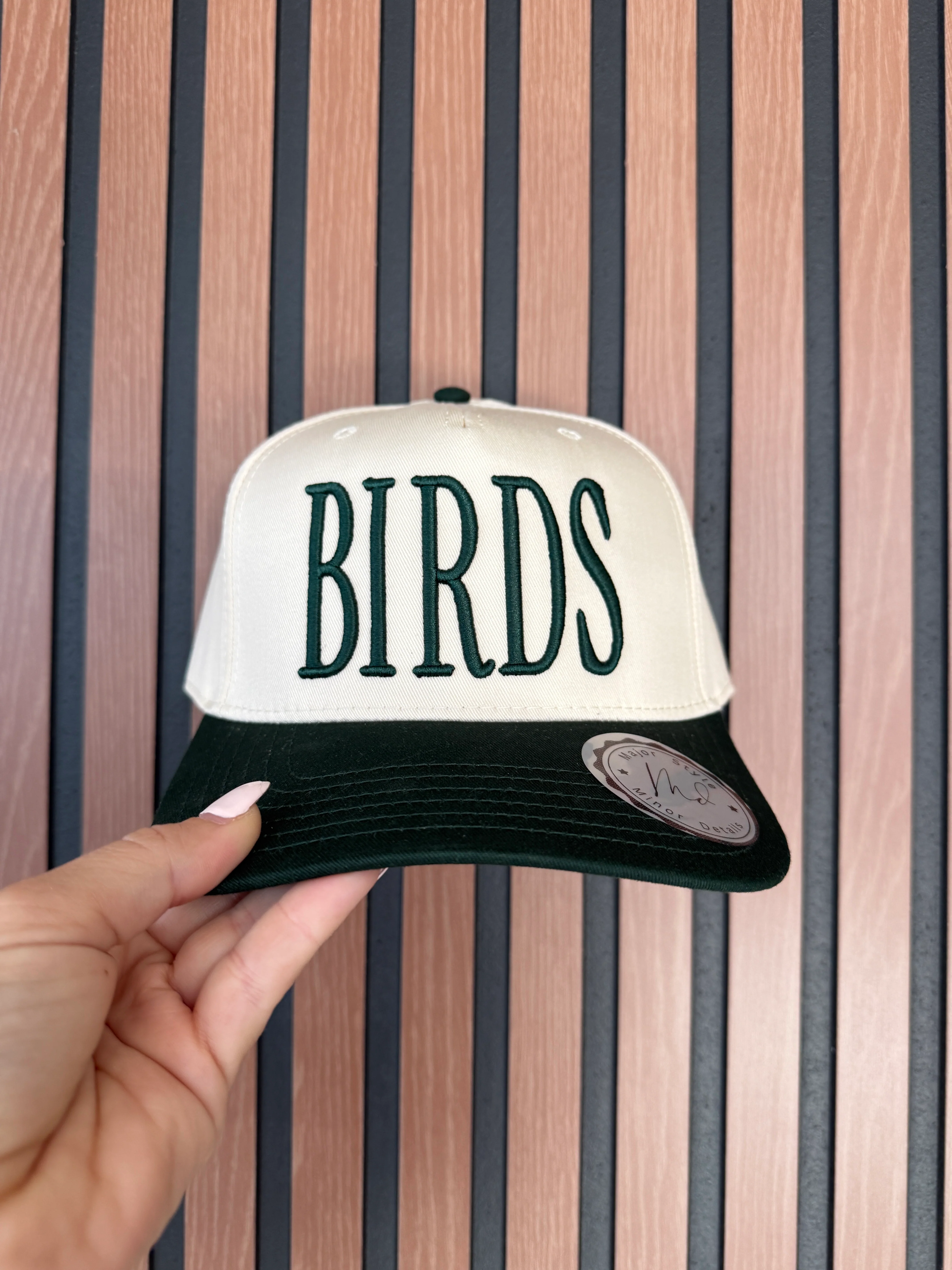 Birds 3D Embroidered Hat - Image 3