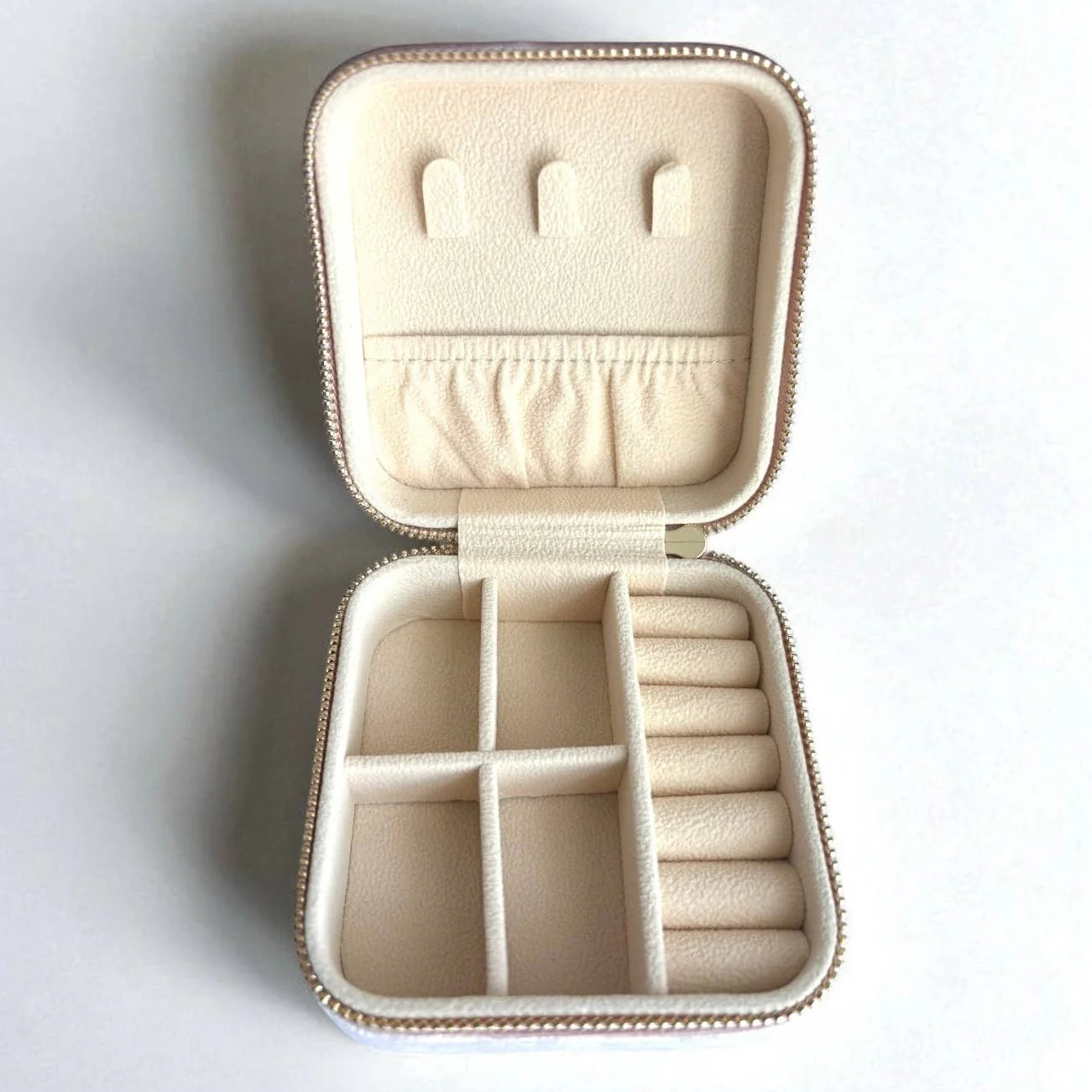Birds Velvet Jewelry Travel Case - Image 2