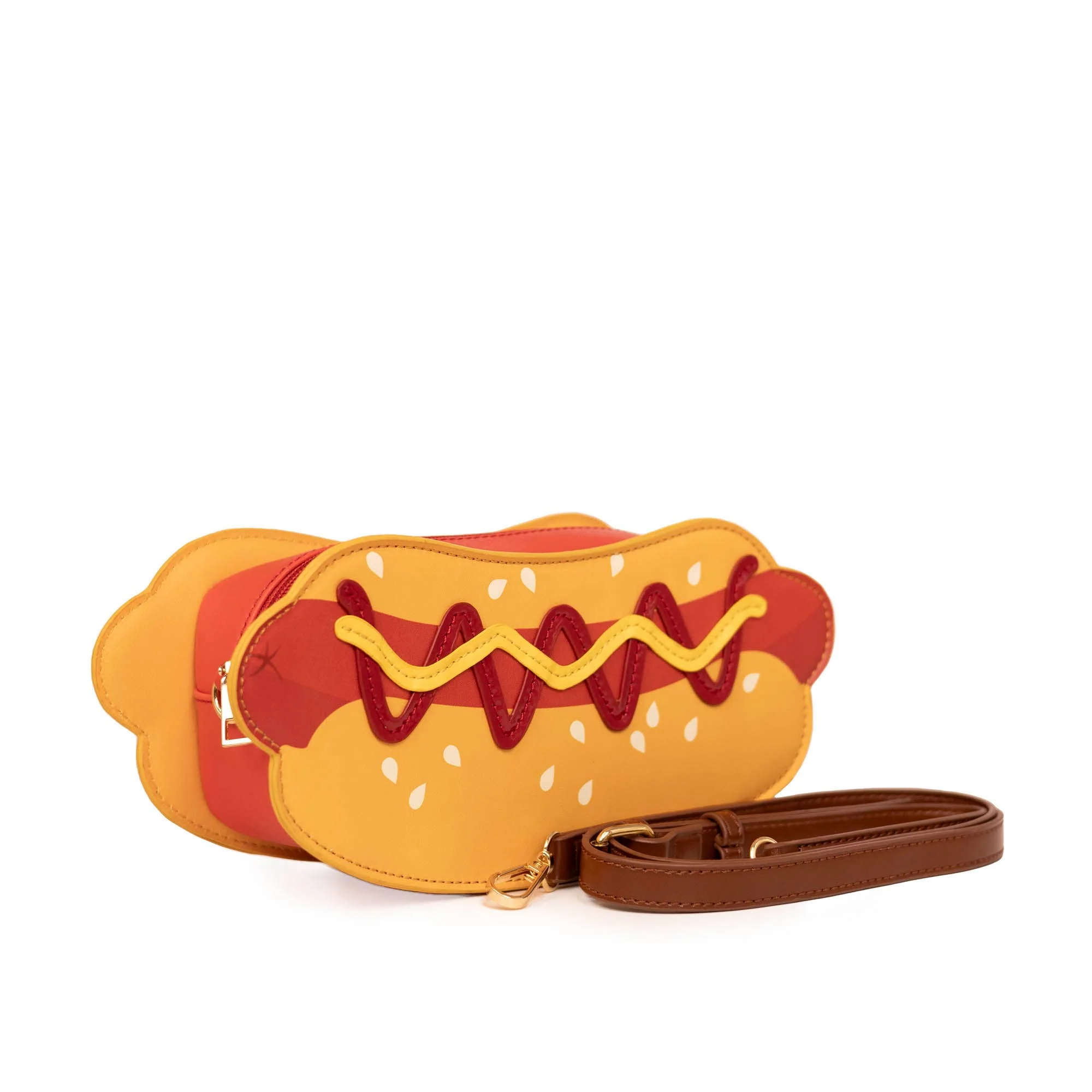 Leather Hot Dog Handbag - Image 3