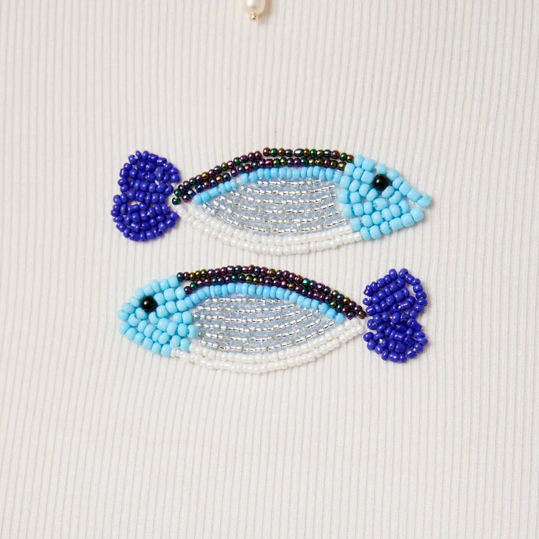 Fish Beaded Tee - Image 4