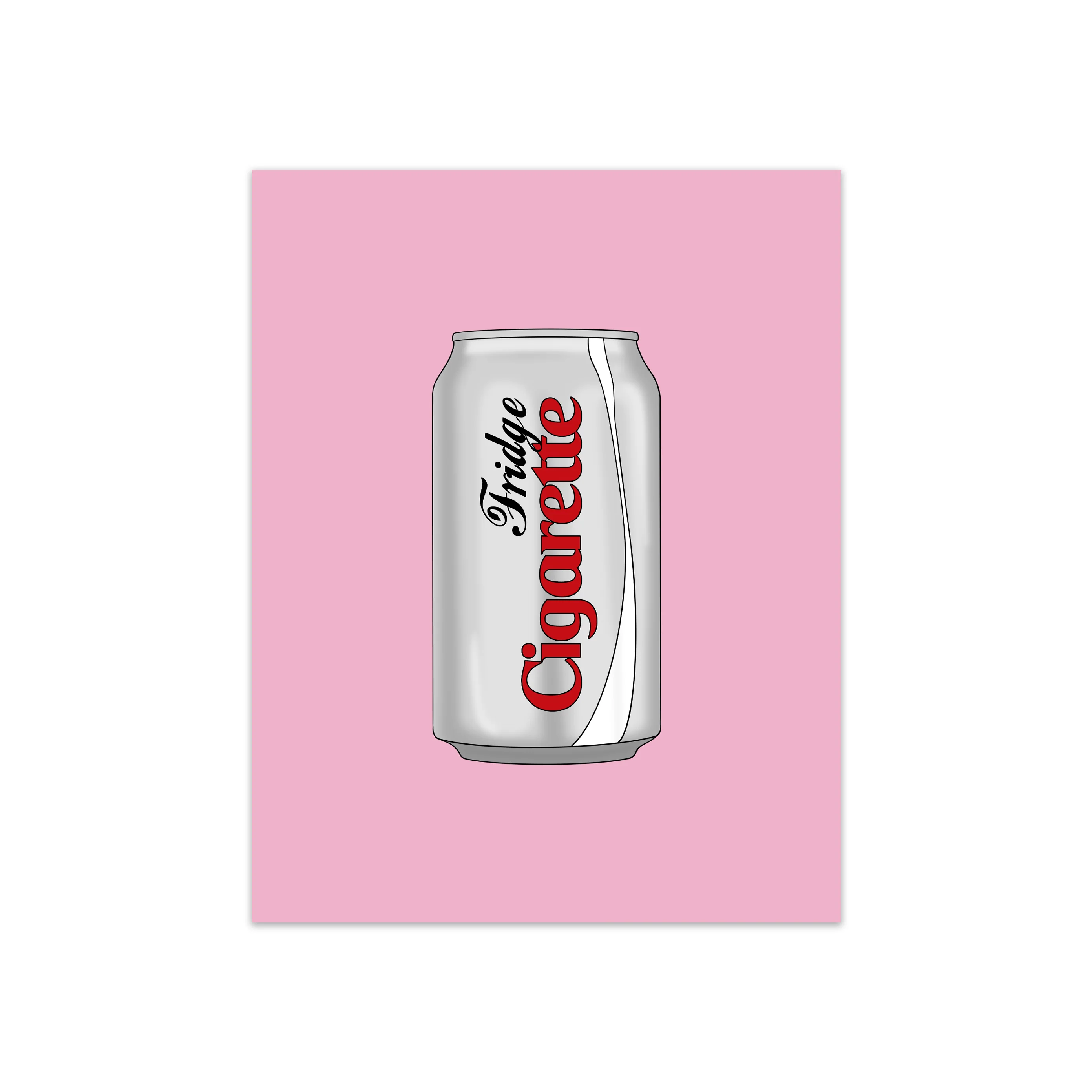 Fridge Cigarette Borderless Art Print - Image 2