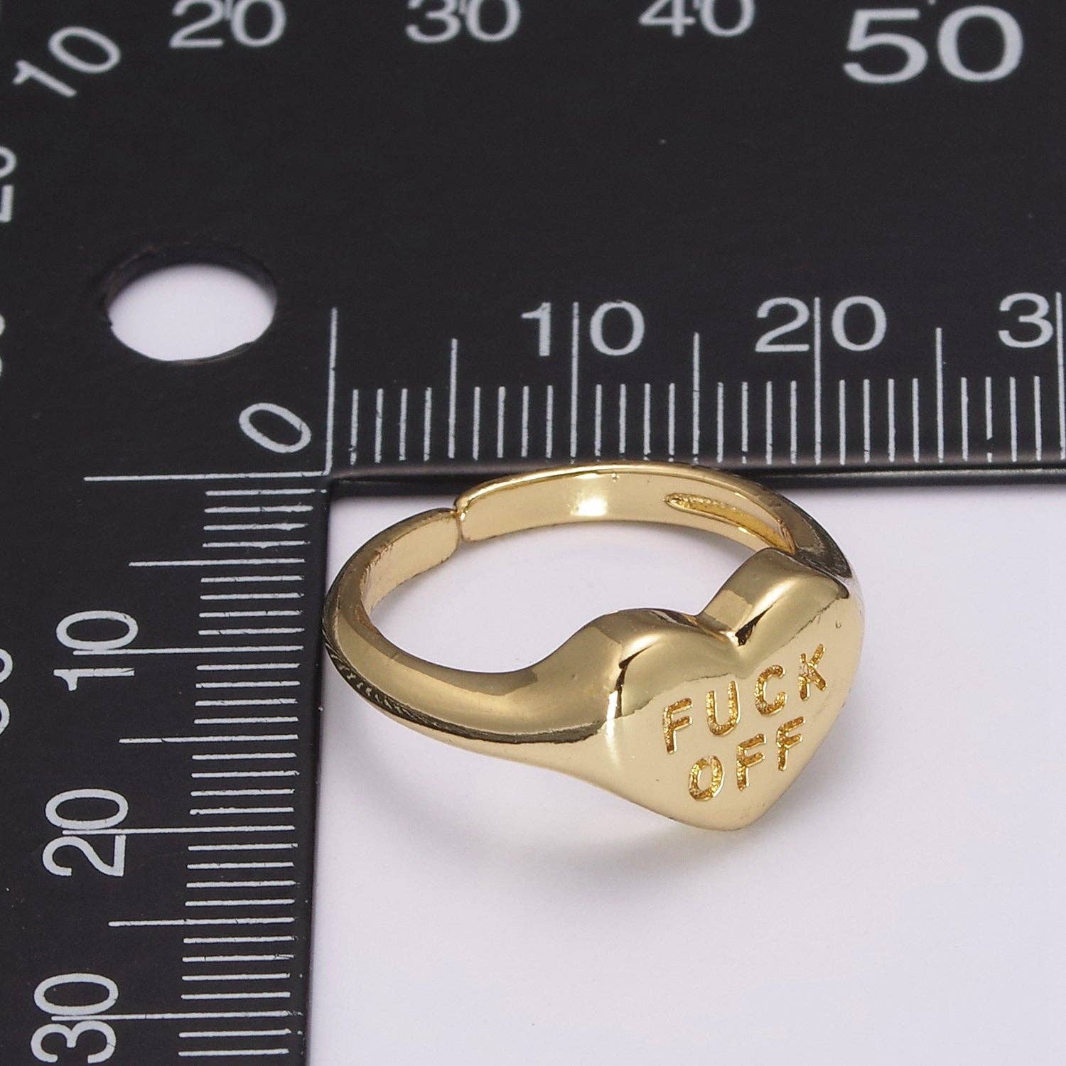 Fuck Off Heart Ring - Image 5
