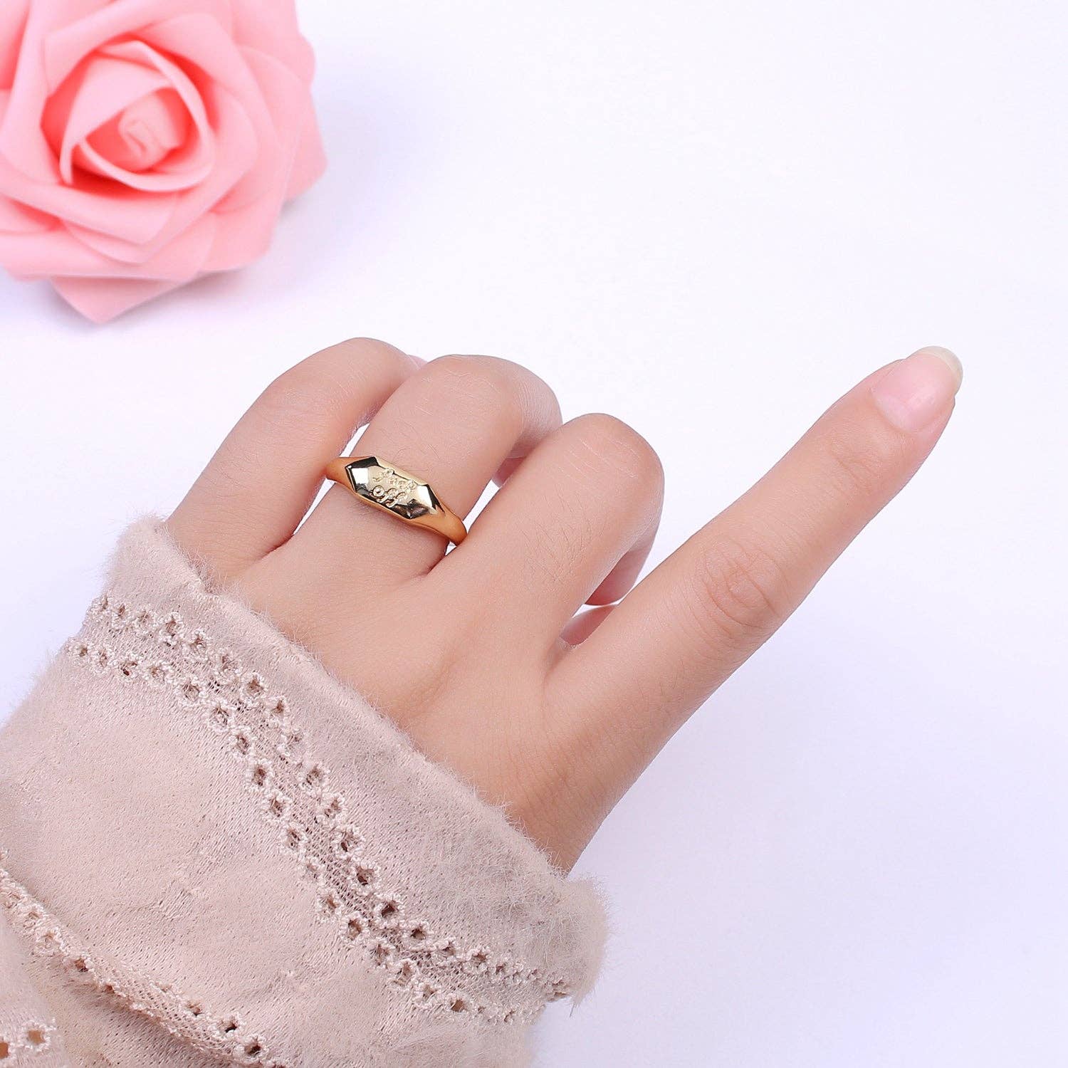 Fuck Off Signet Ring - Image 4