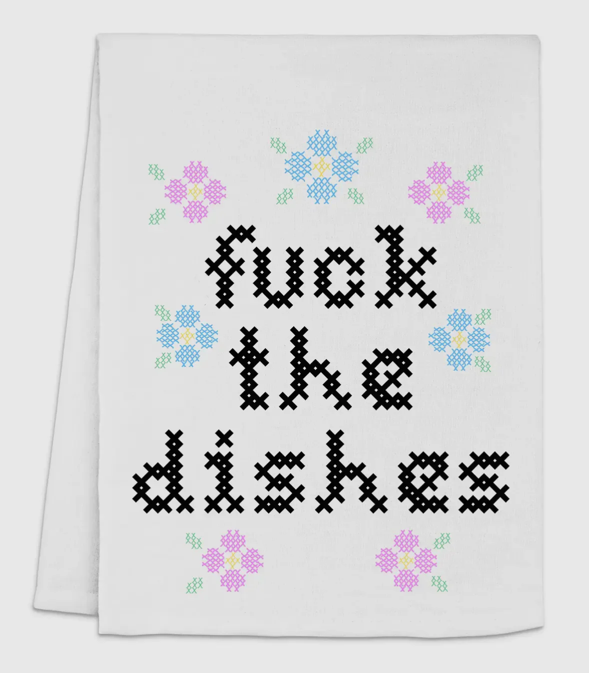Fuck the Dishes Tea Towel - Image 3