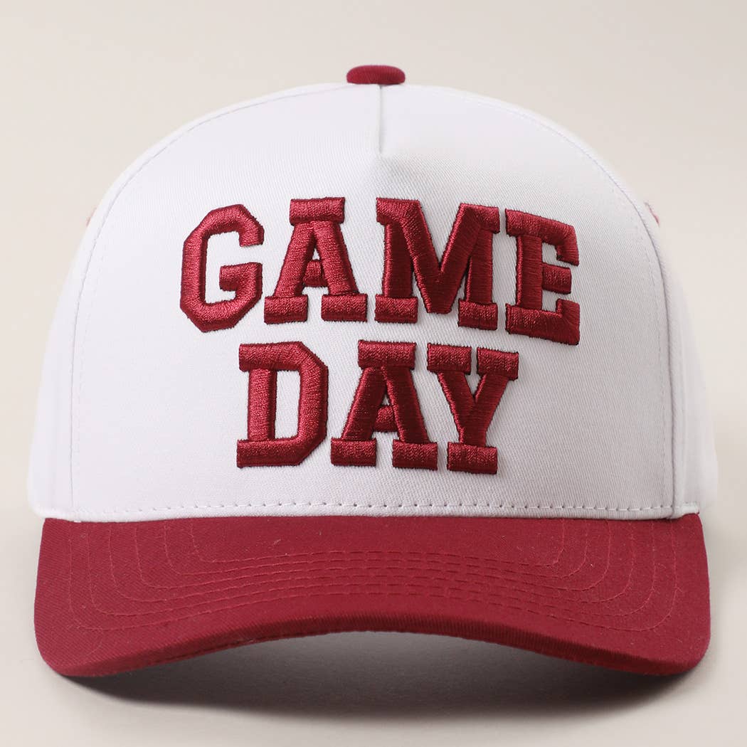 Game Day 3D Letter Embroidered Hat - Image 2