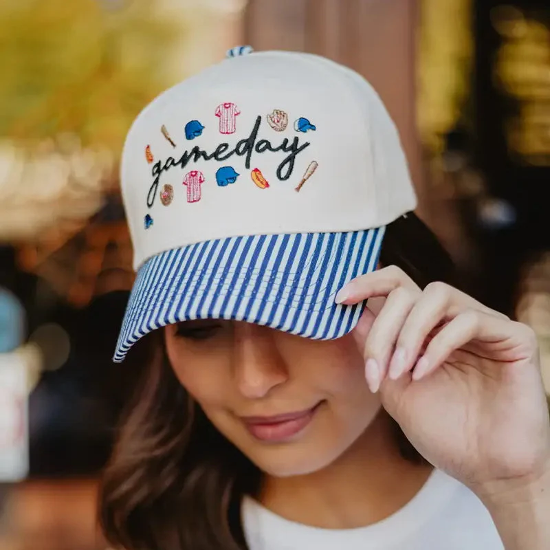 Gameday Baseball Doodles Hat - Multiple Colors! - Image 2