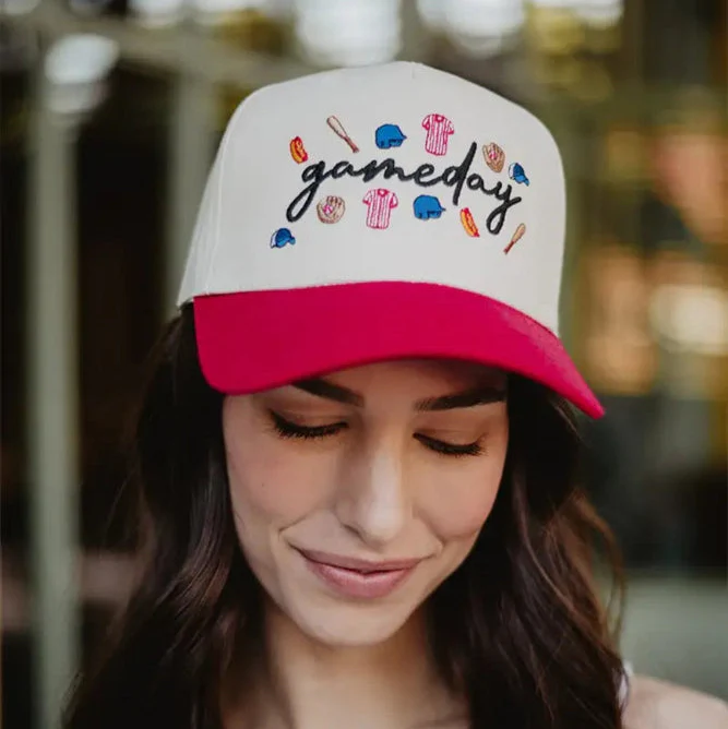 Gameday Baseball Doodles Hat - Multiple Colors! - Image 3