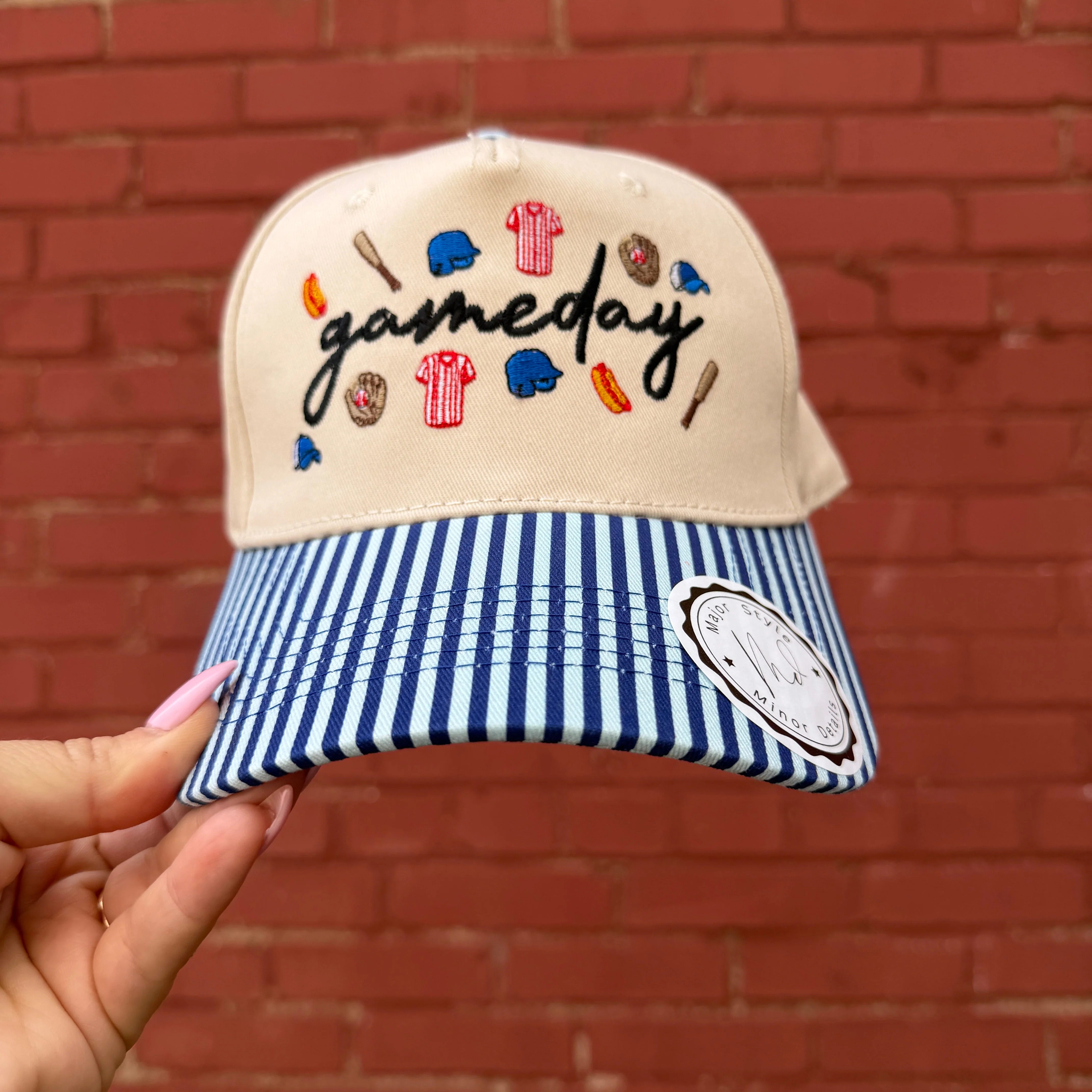 Gameday Baseball Doodles Hat - Multiple Colors! - Image 6