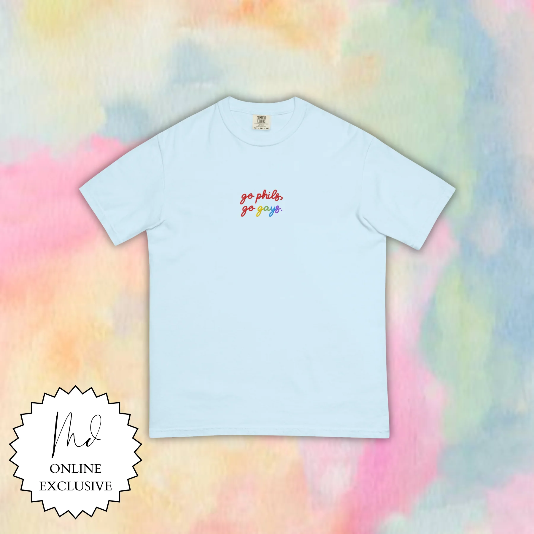 Go Phils, Go Gays Full Length Tee - Image 3