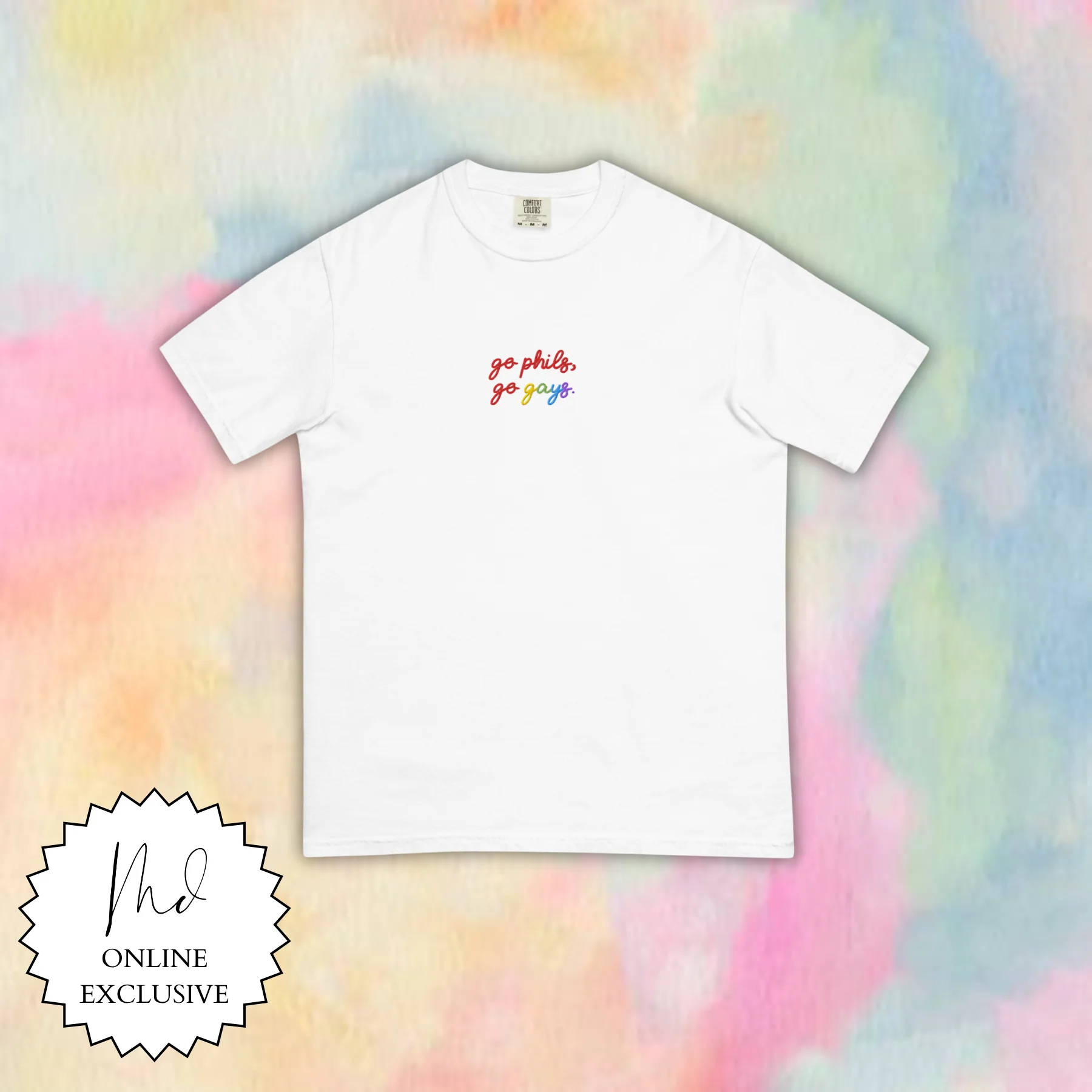Go Phils, Go Gays Full Length Tee - Image 4