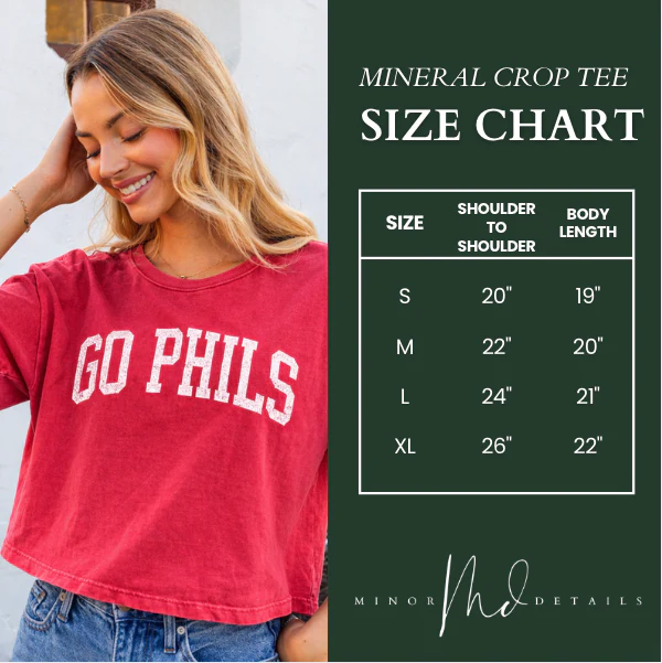 Go Phils Mineral Washed Crop Top - Image 4