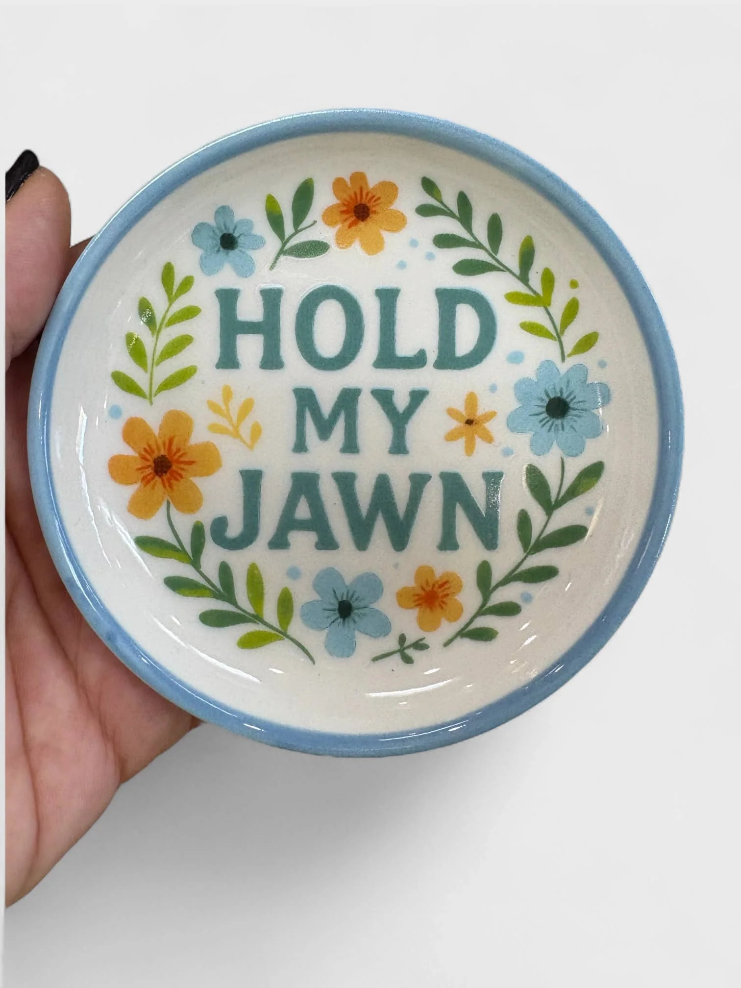 Hold My Jawn Ceramic Trinket Tray - Image 3