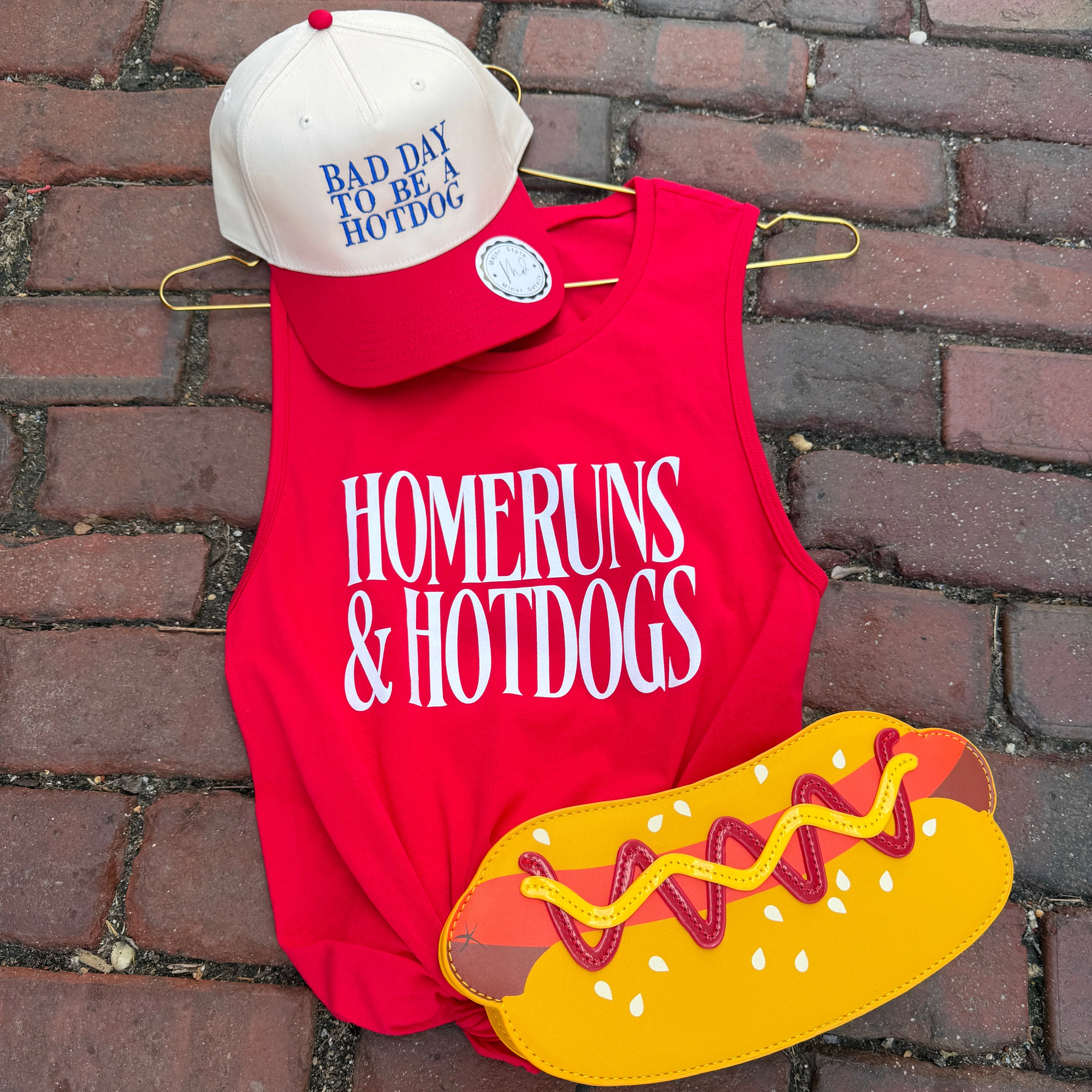 Homeruns & Hot Dogs Tank Top - Image 2