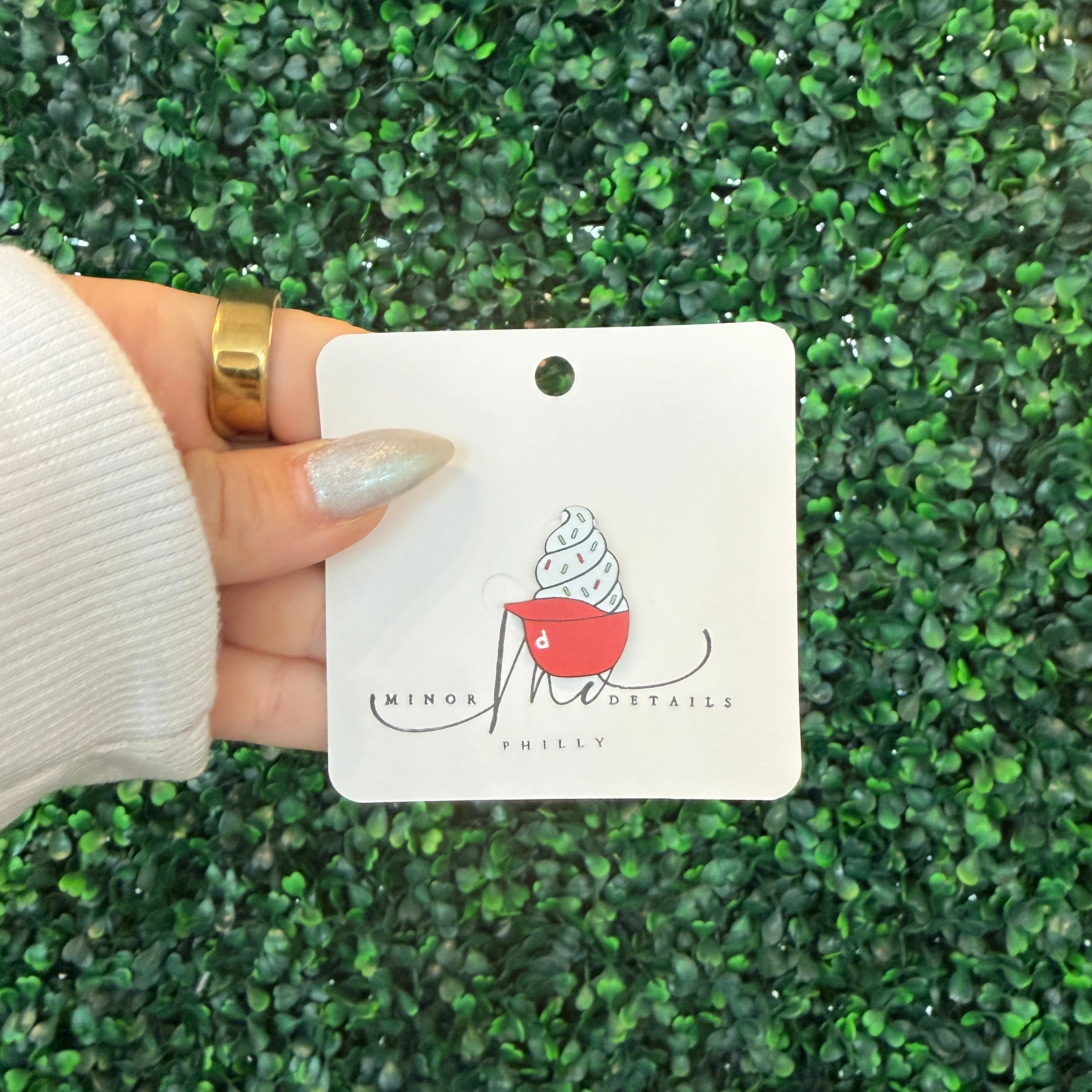 Ice Cream Helmet Enamel Pin