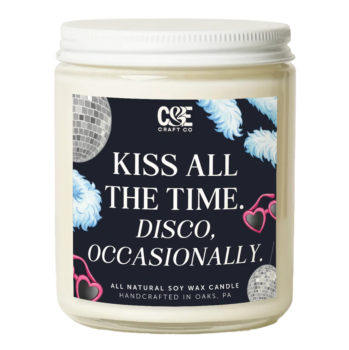 Kiss All the Time Candle - Image 2