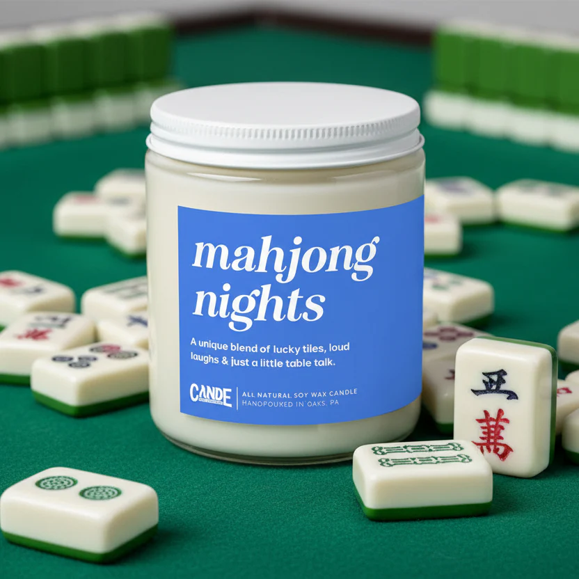 Mahjong Nights Candle