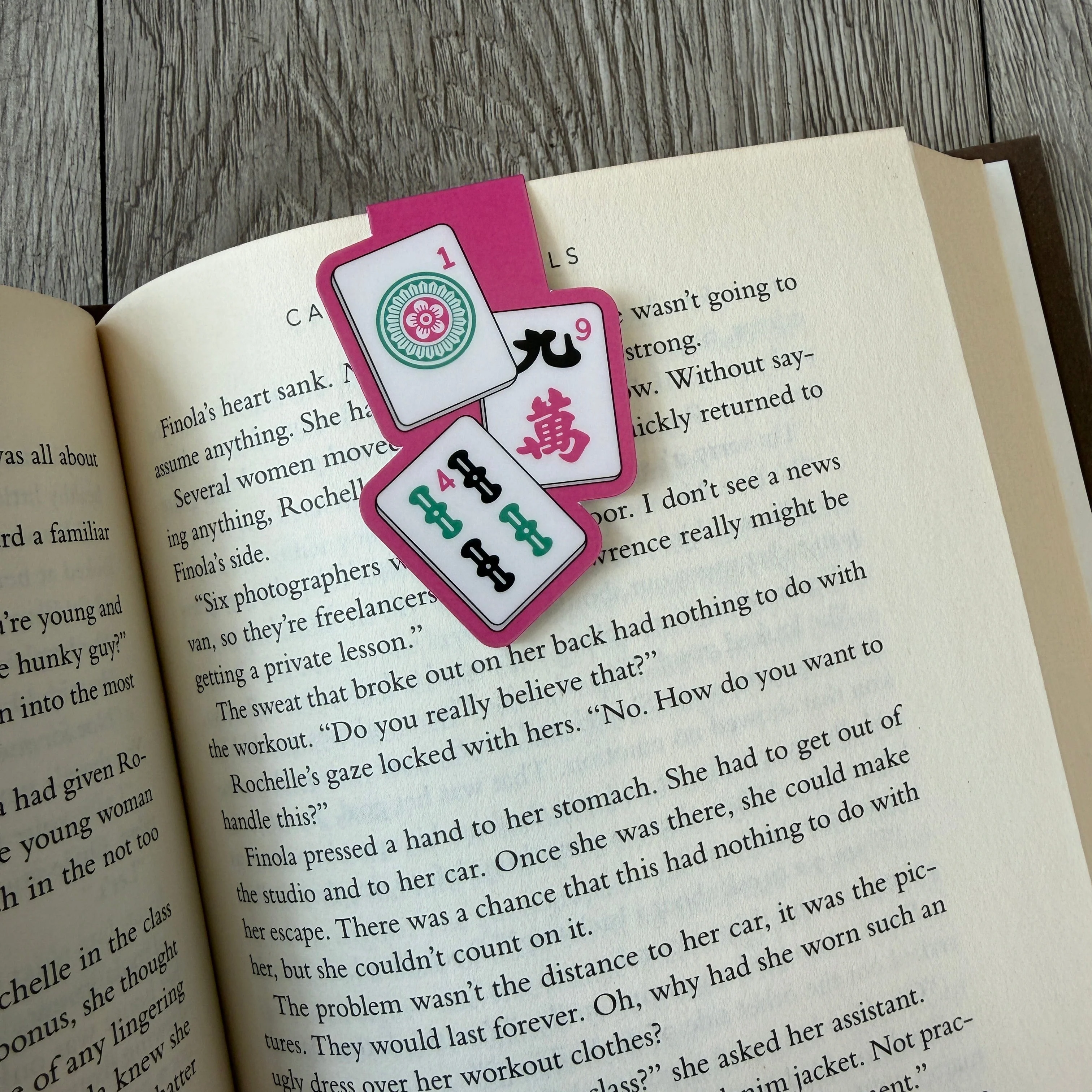 Mahjong Tiles Magnetic Bookmark