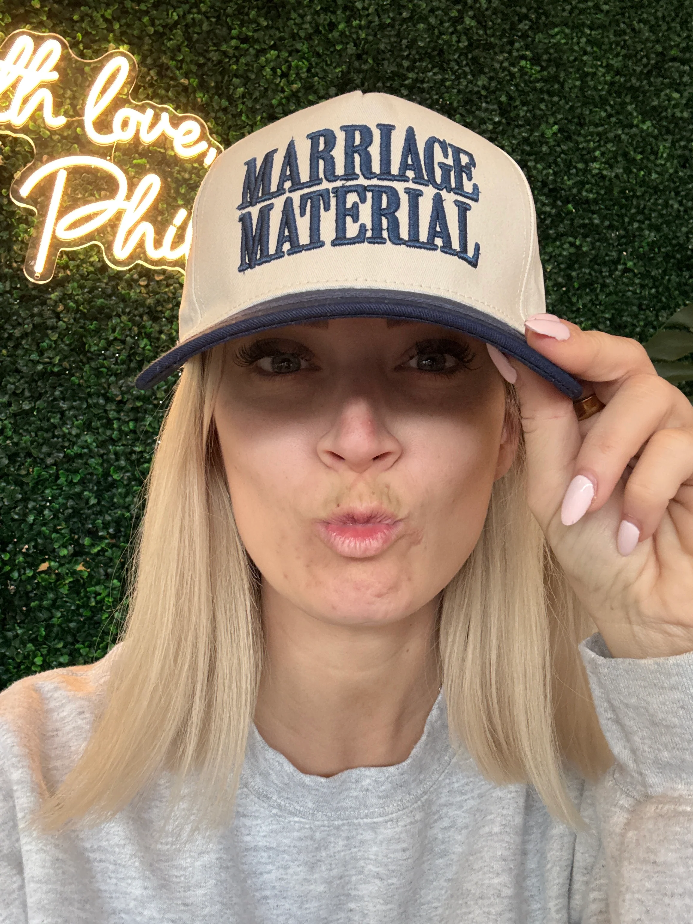 Marriage Material Hat - Image 4