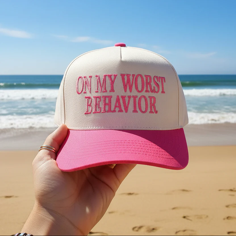 On My Worst Behavior Hat - Image 2