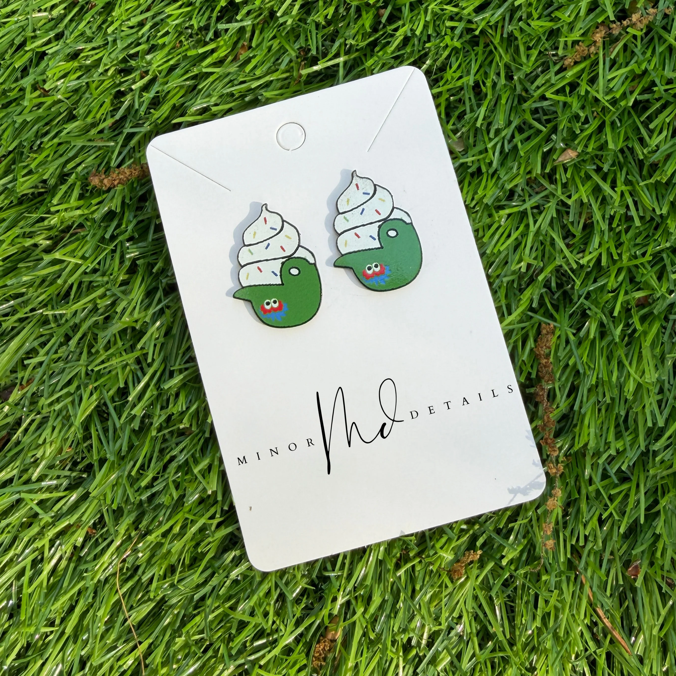 Phanatic Ice Cream Helmet Earrings