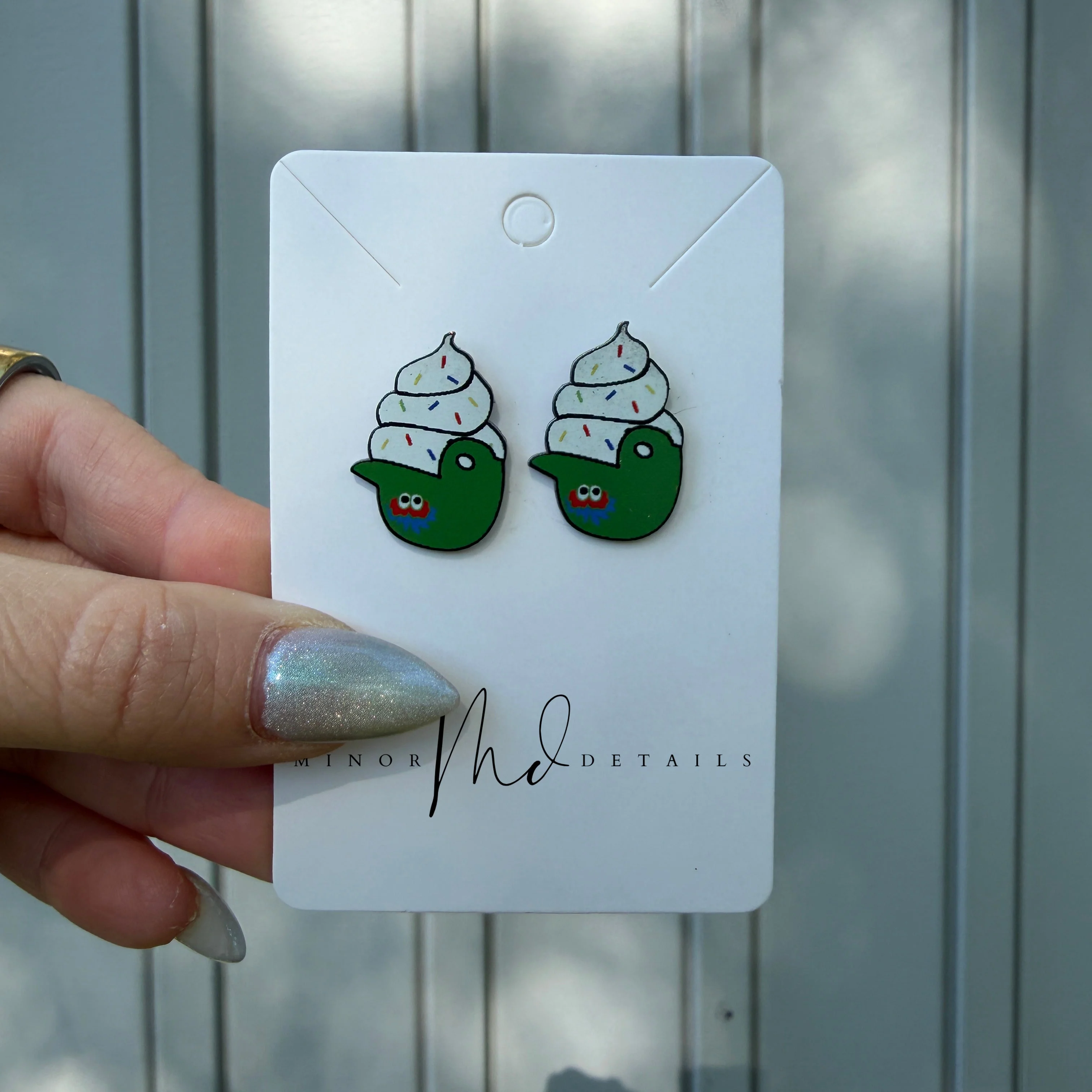 Phanatic Ice Cream Helmet Earrings - Image 2