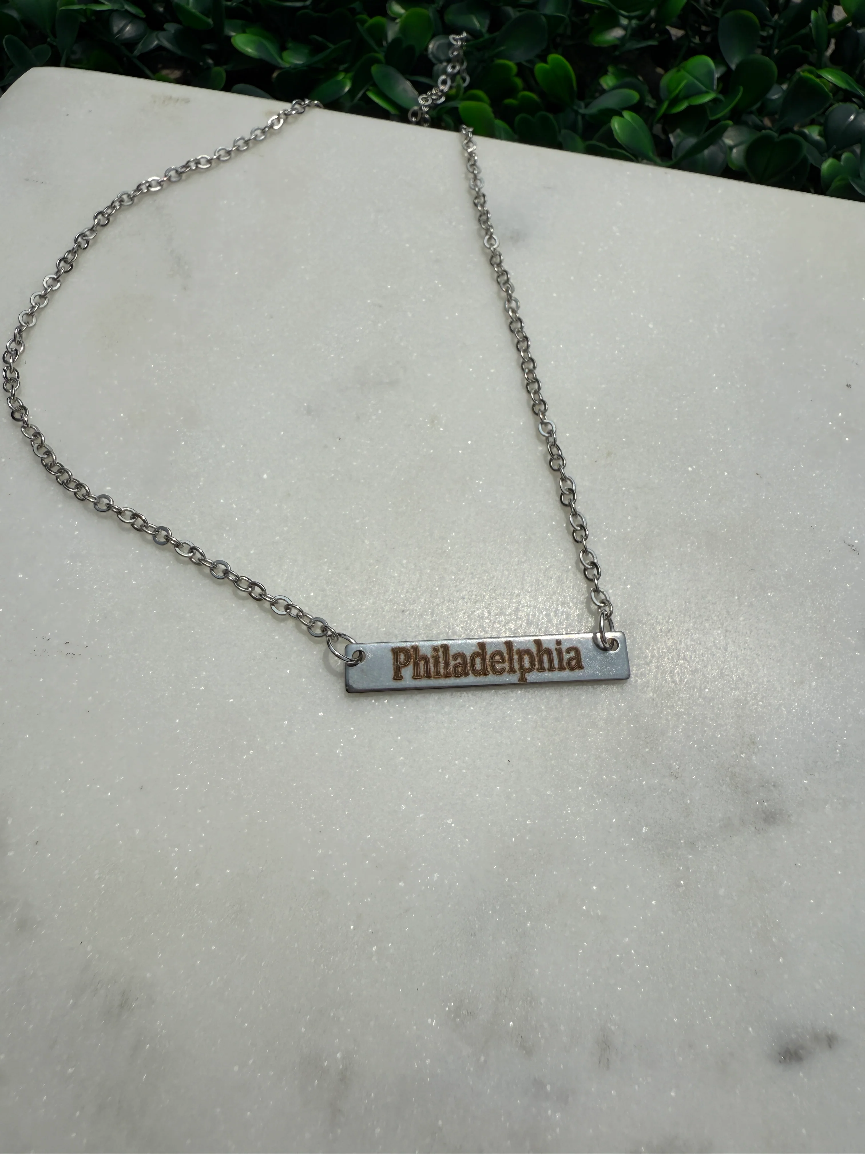 Philadelphia Bar Necklace - Image 3