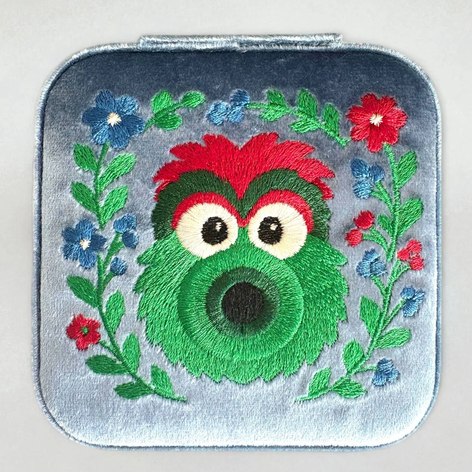 Philadelphia Baseball Mascot Jewelry Travel Case