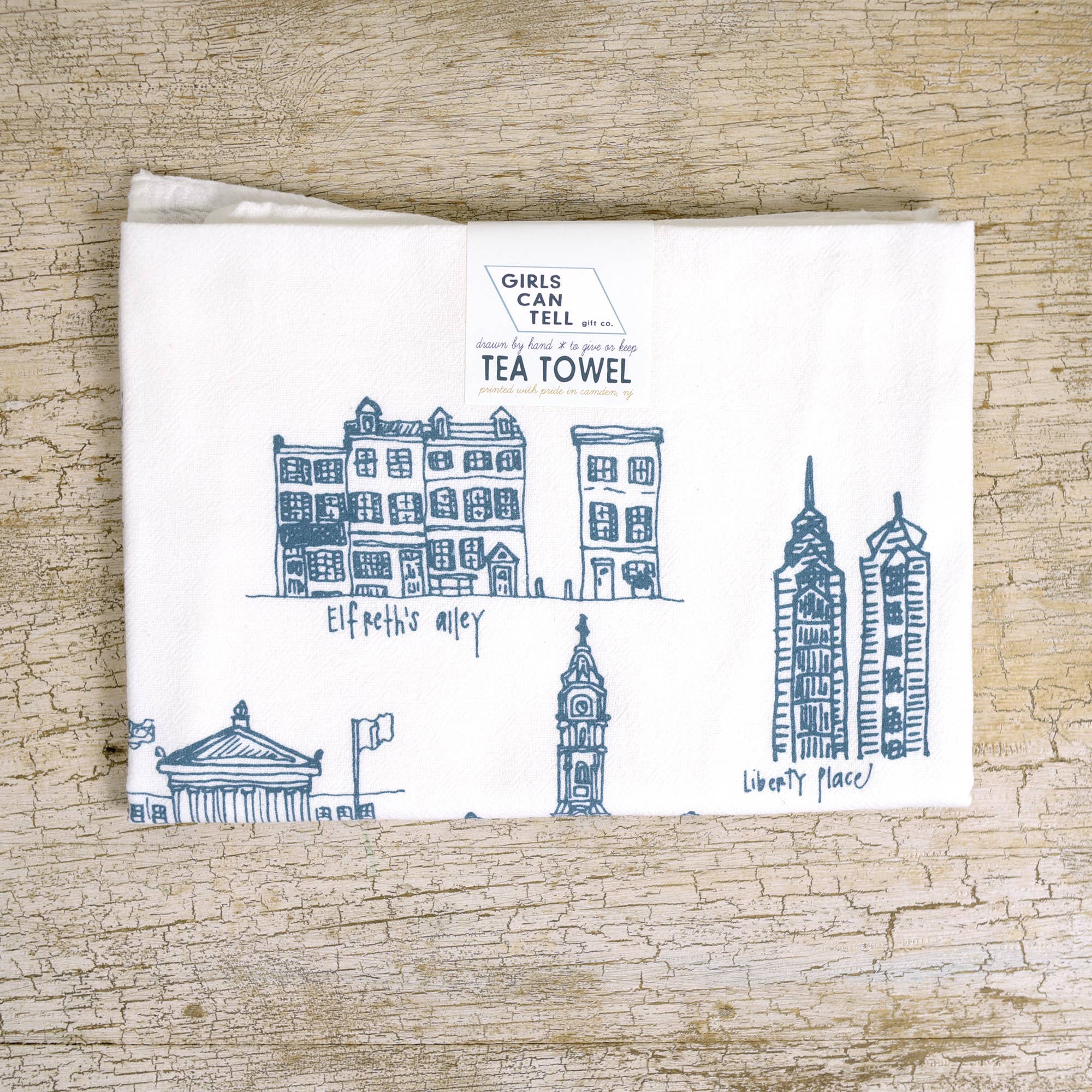 Philadelphia Landmarks Tea Towel - Image 3