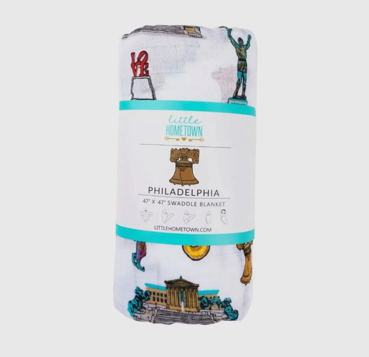 Philadelphia Swaddle Blanket - Image 3
