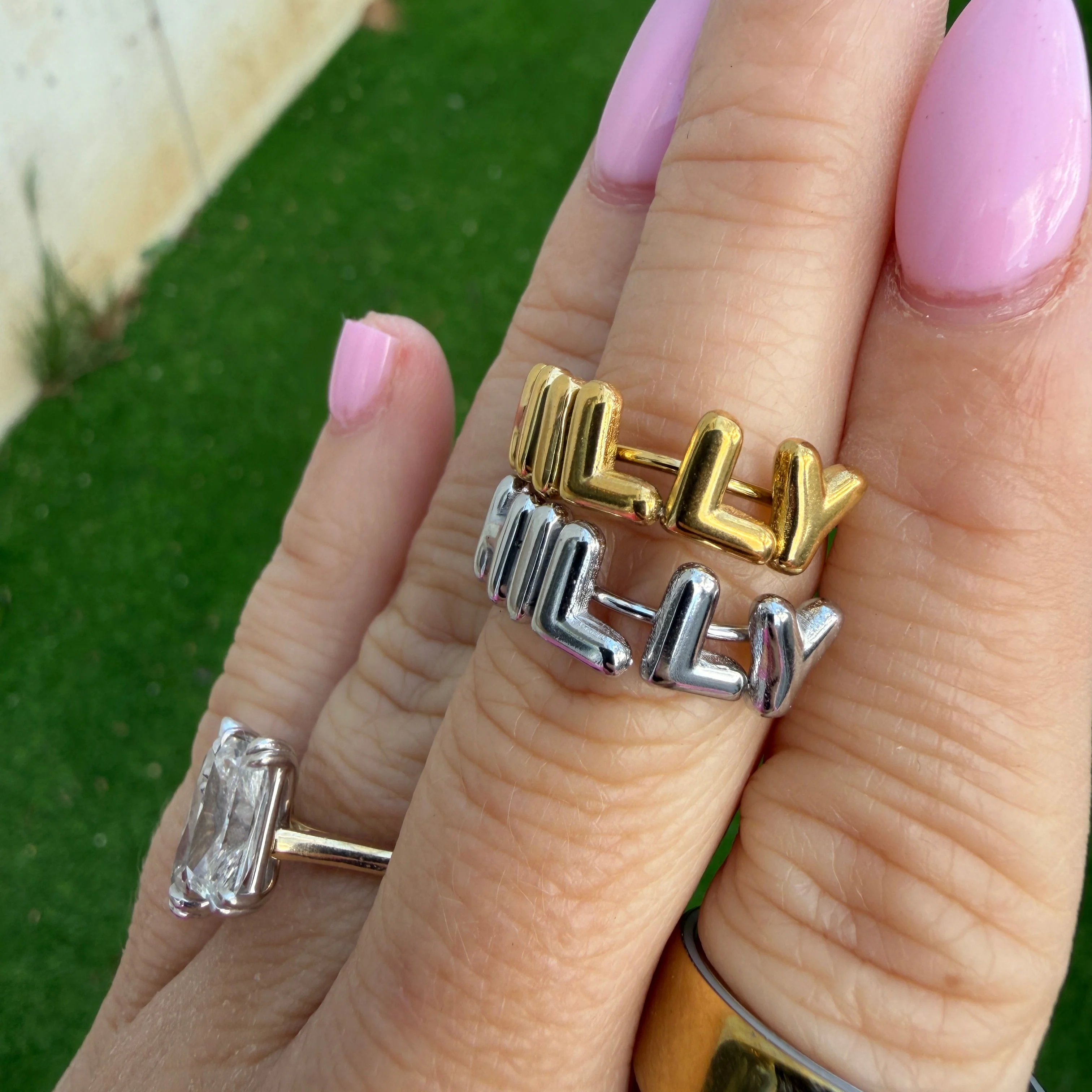 Philly Adjustable Bubble Ring - Image 3
