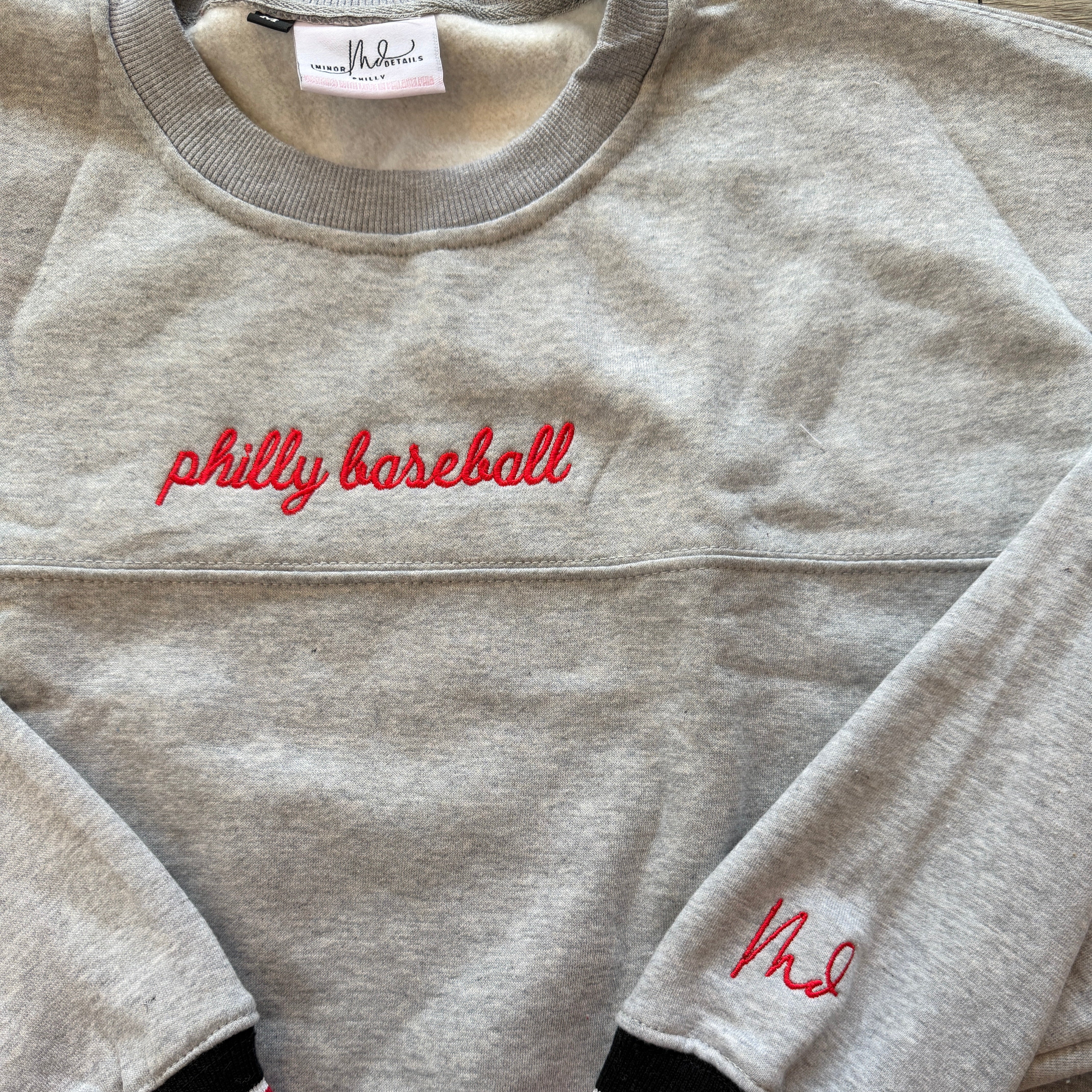 Philly Baseball Drop Shoulder Crewneck - Image 2