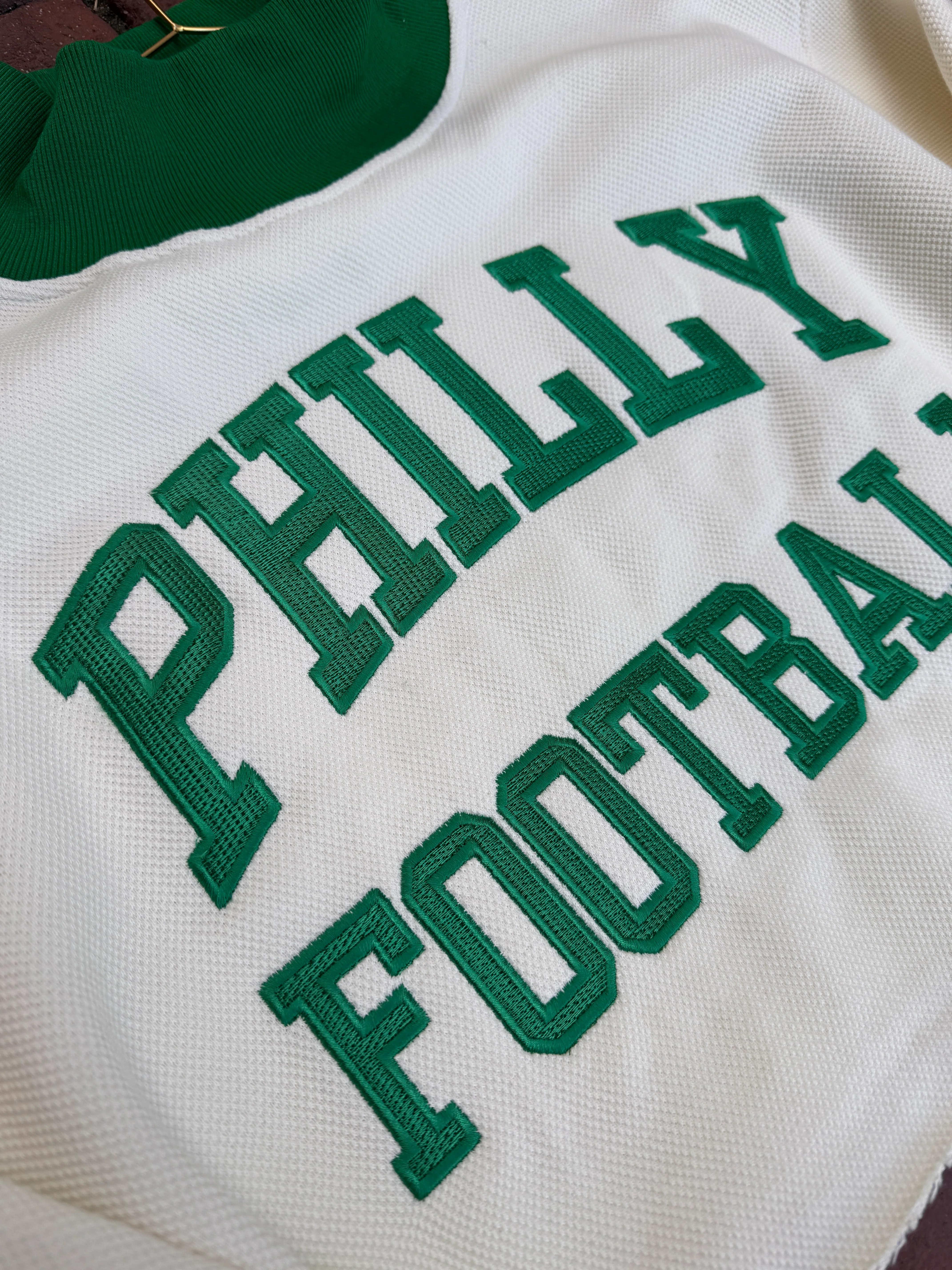 Philly Football Mock Neck Waffle Crop - Image 4