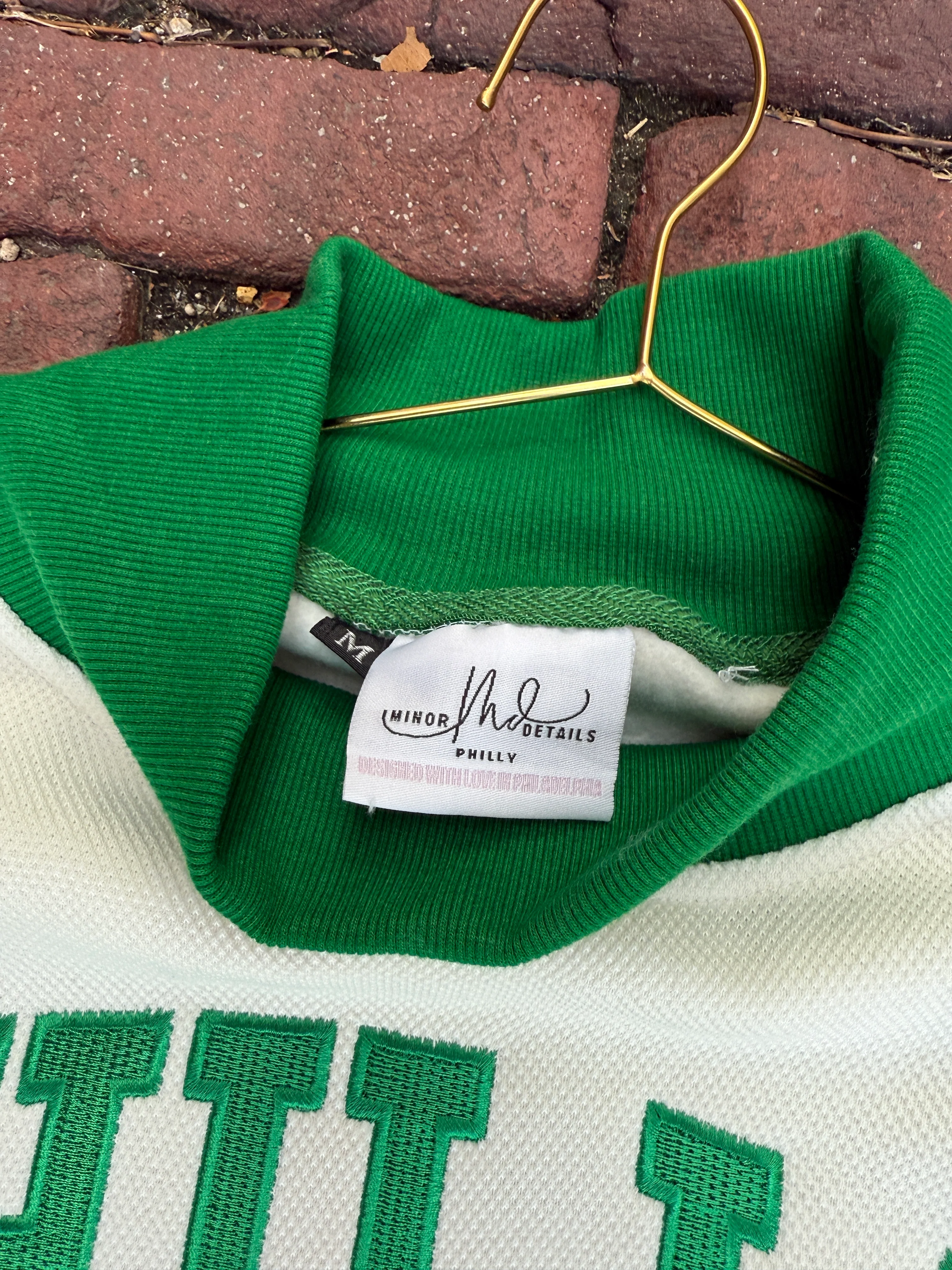 Philly Football Mock Neck Waffle Crop - Image 6