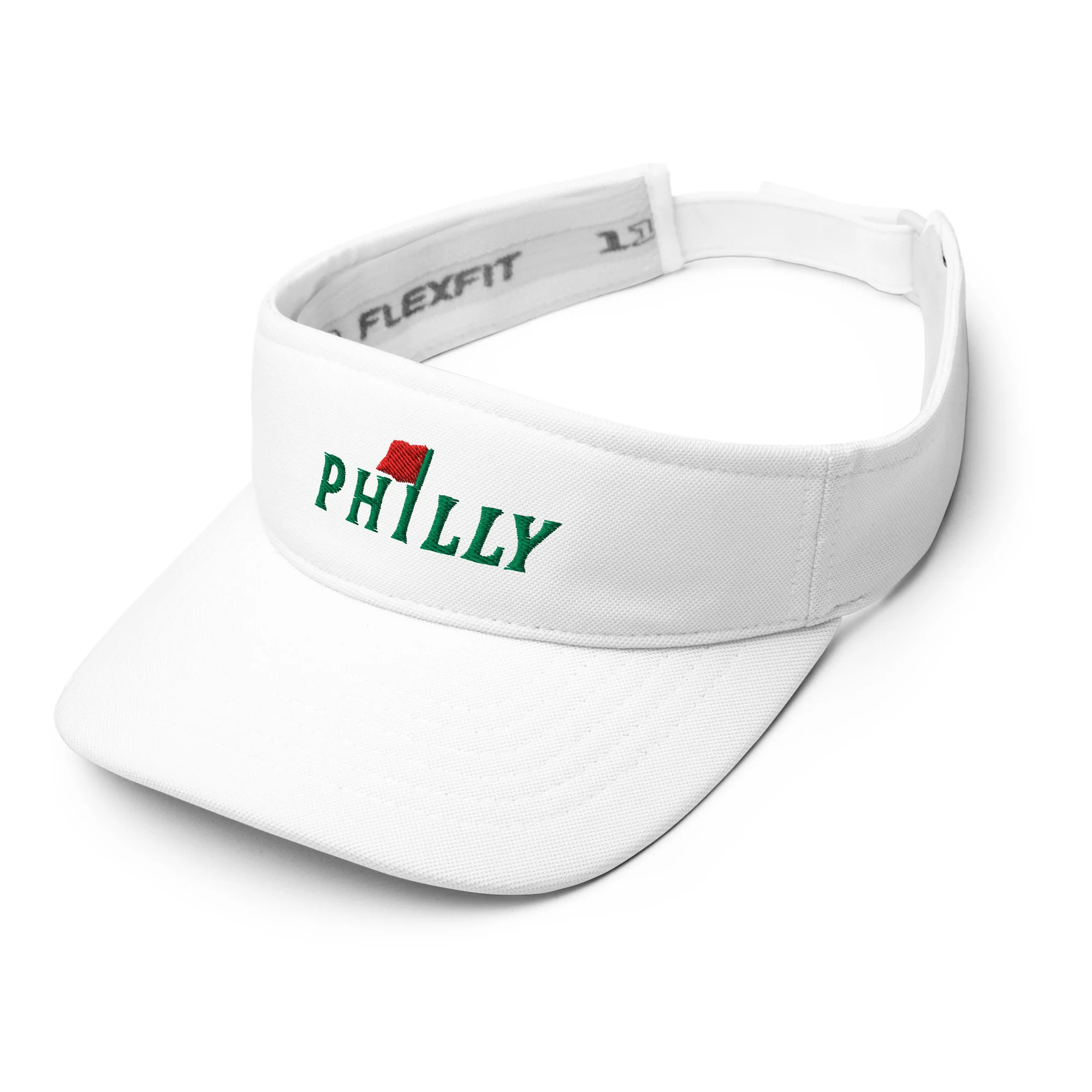 Philly Golf Flag Embroidered Visor - Image 4