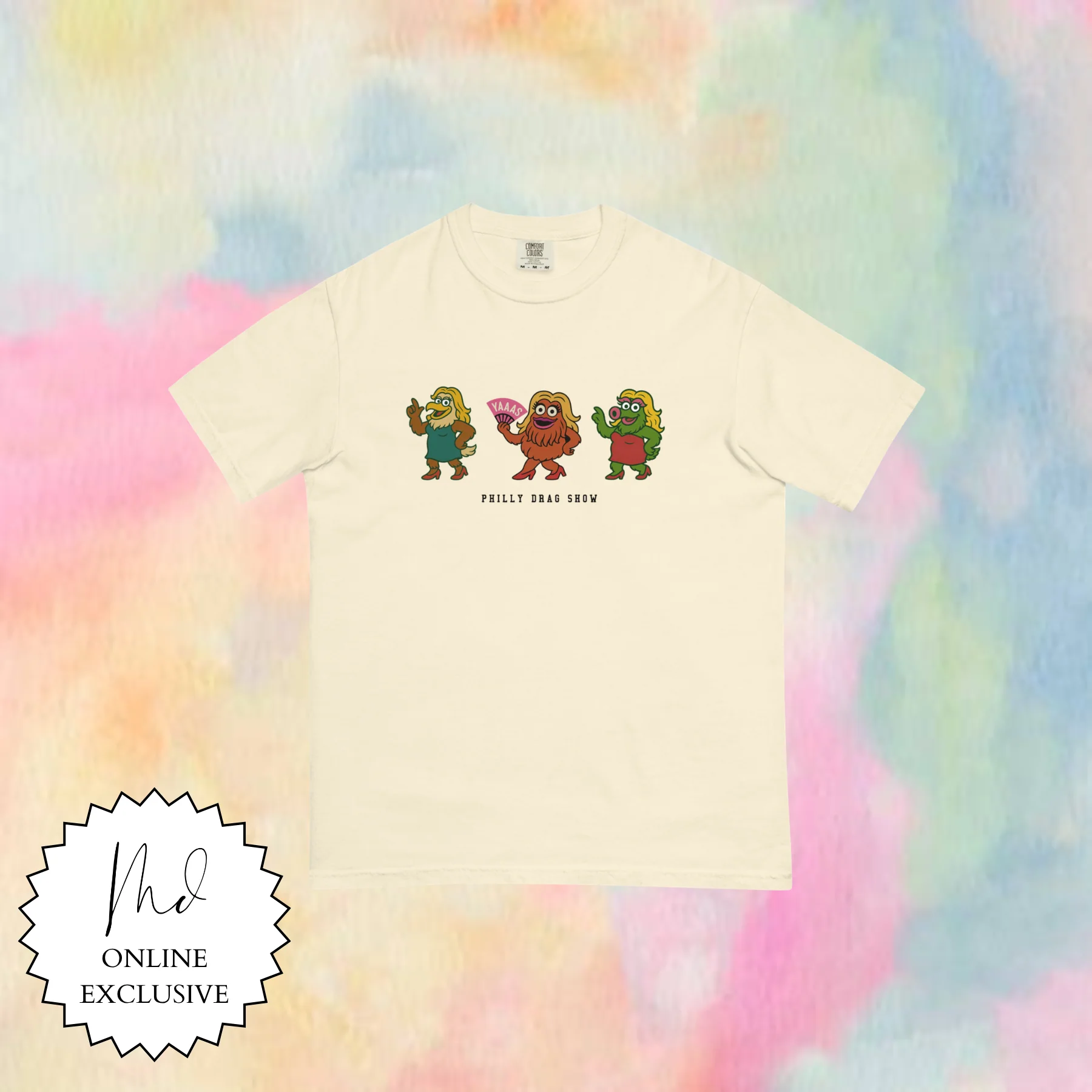Philly Mascots in Drag Pride Tee - Image 3