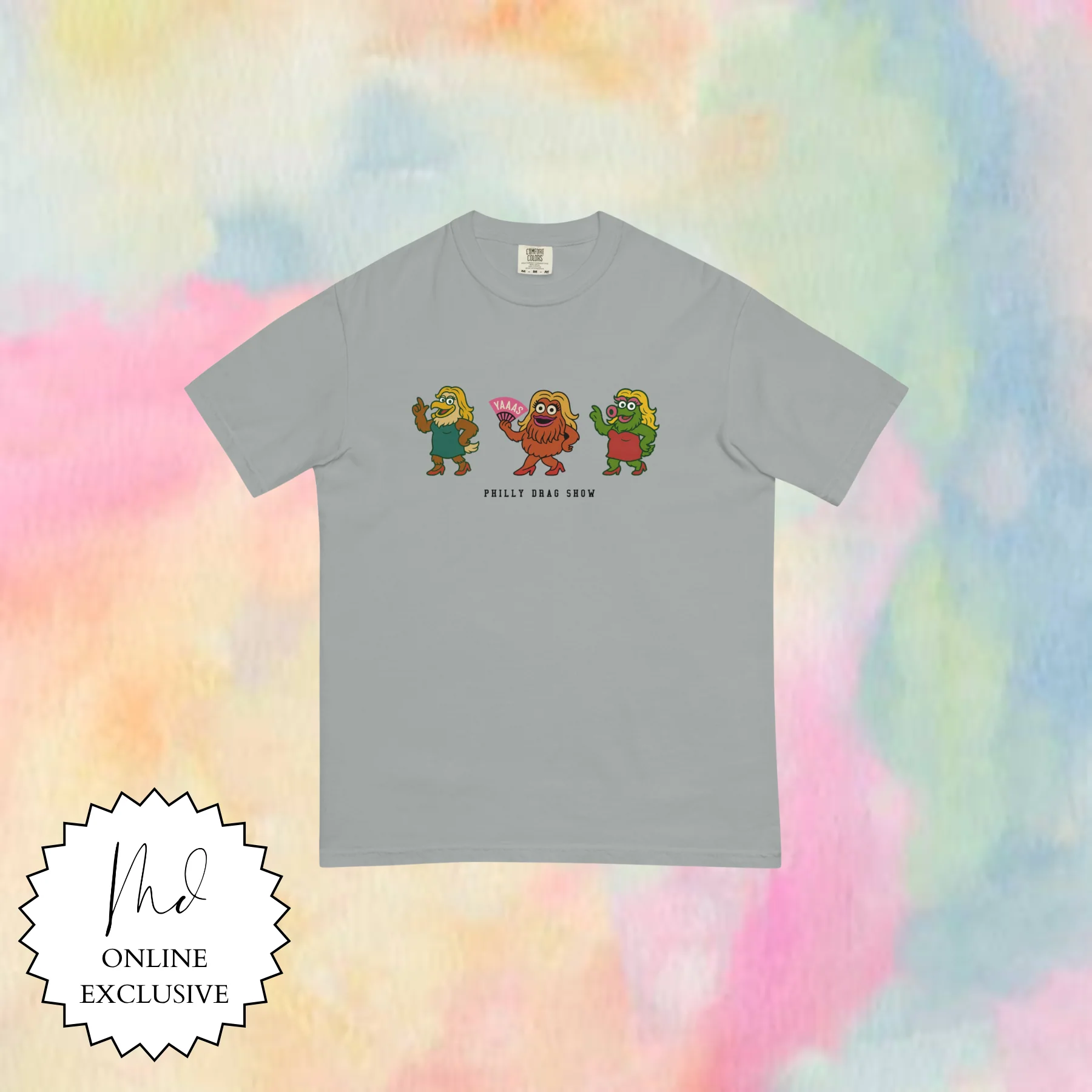 Philly Mascots in Drag Pride Tee - Image 4