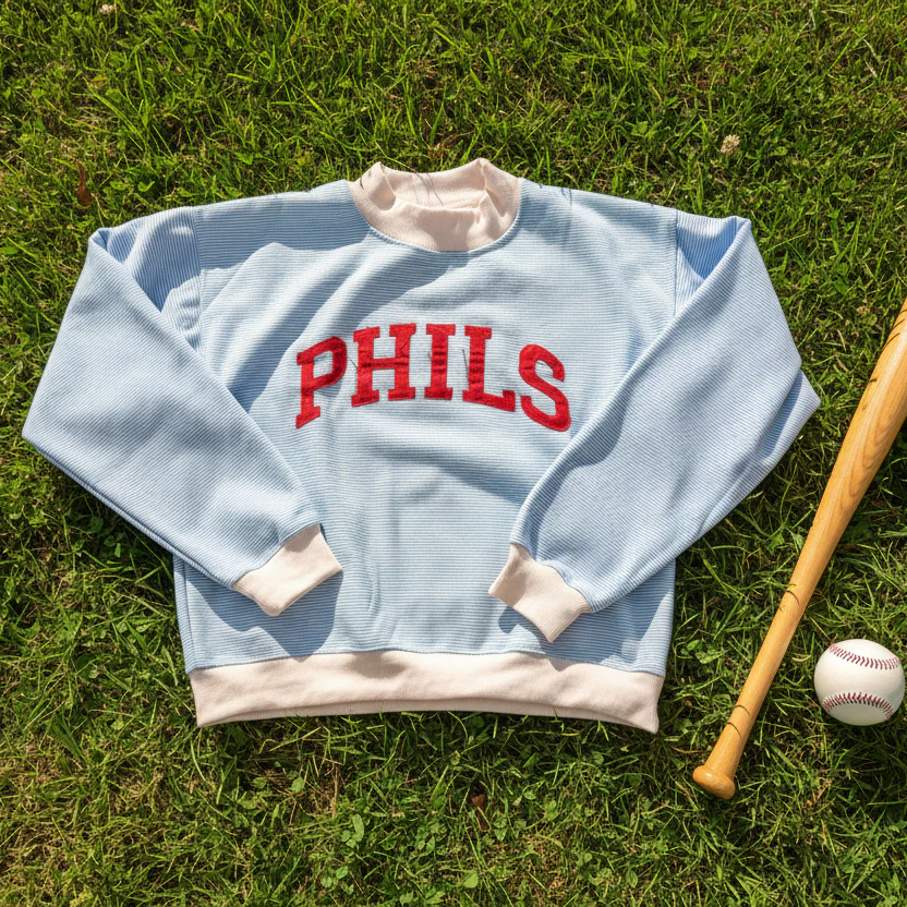 Phils Striped Mockneck