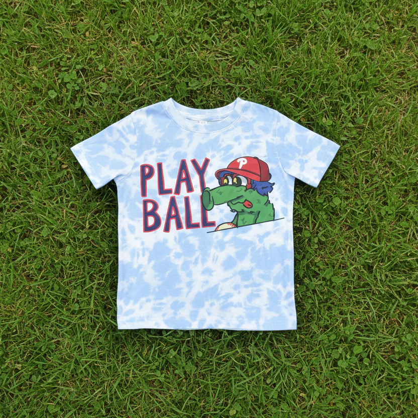 Play Ball Phanatic Tie Dye Kids T-Shirt