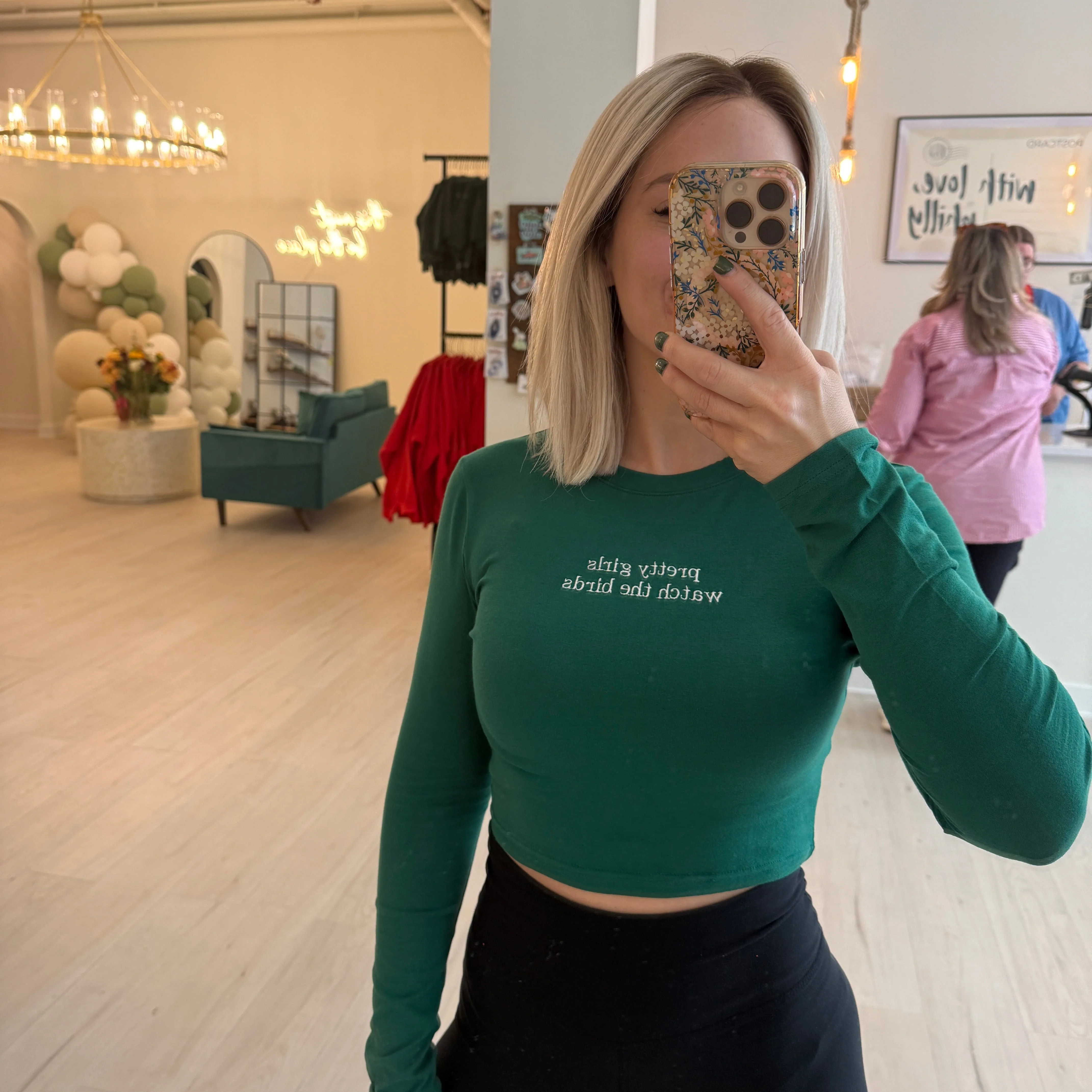 Pretty Girls Watch the Birds Long Sleeve