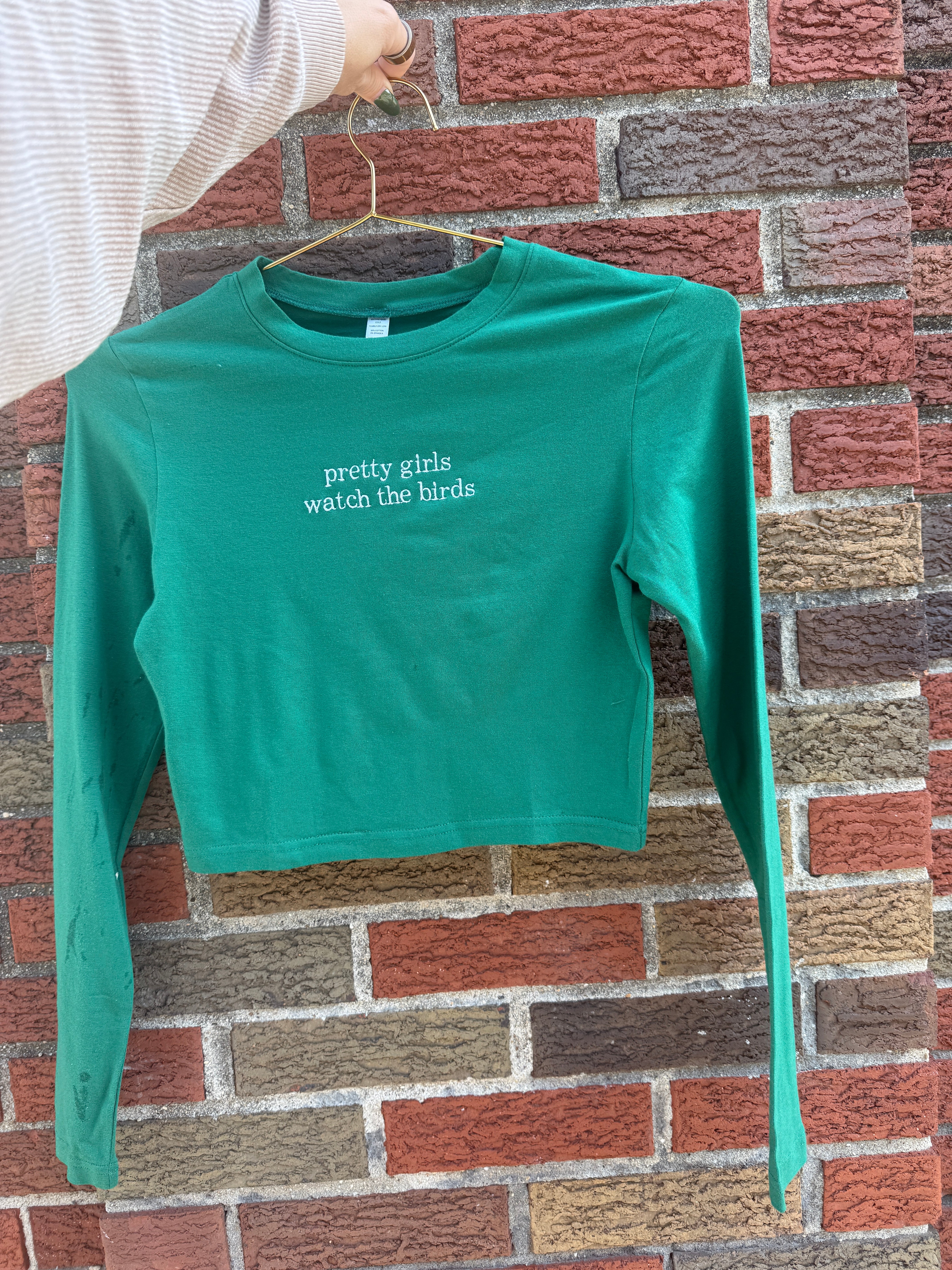 Pretty Girls Watch the Birds Long Sleeve - Image 2