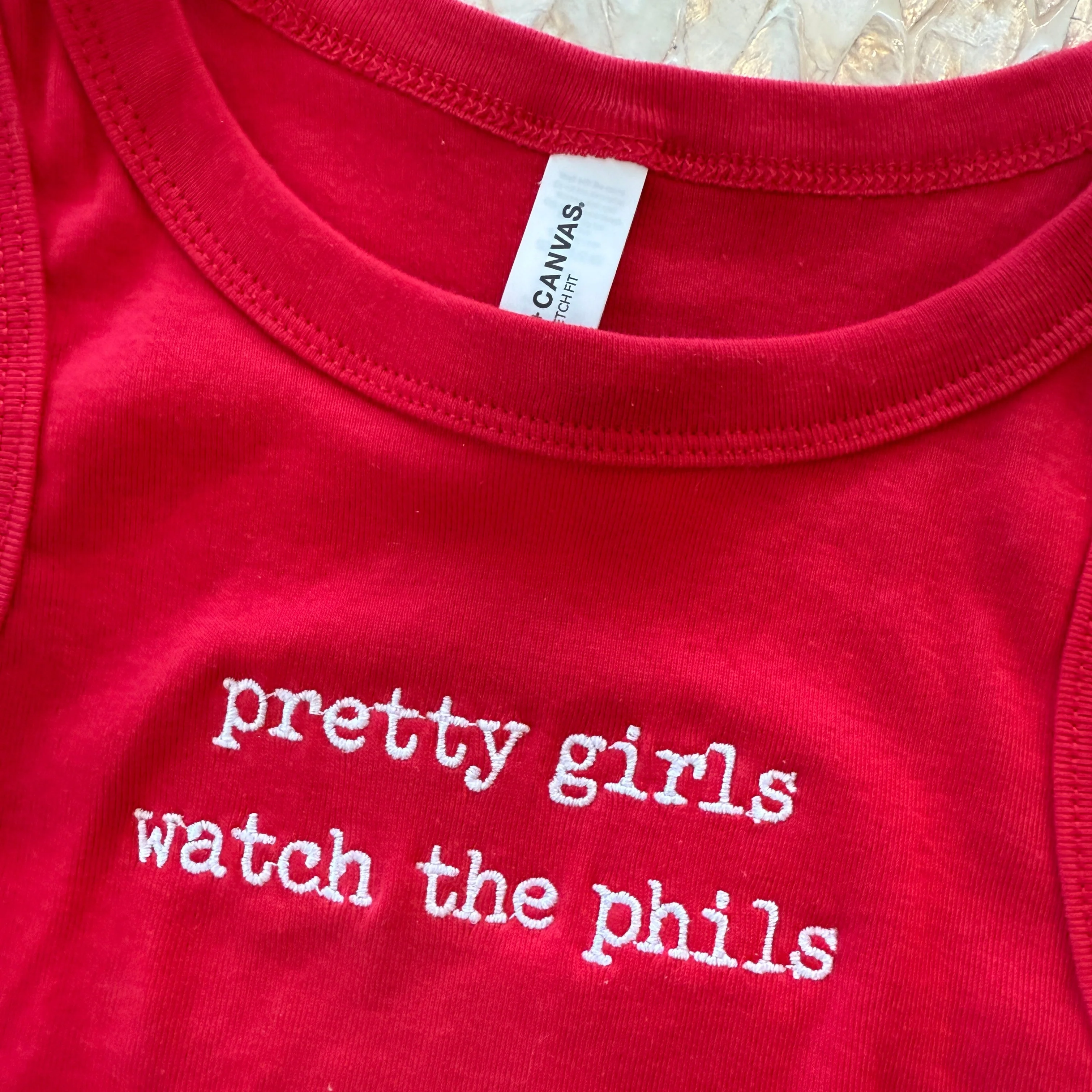 Pretty Girls Watch The Phils Tank Top