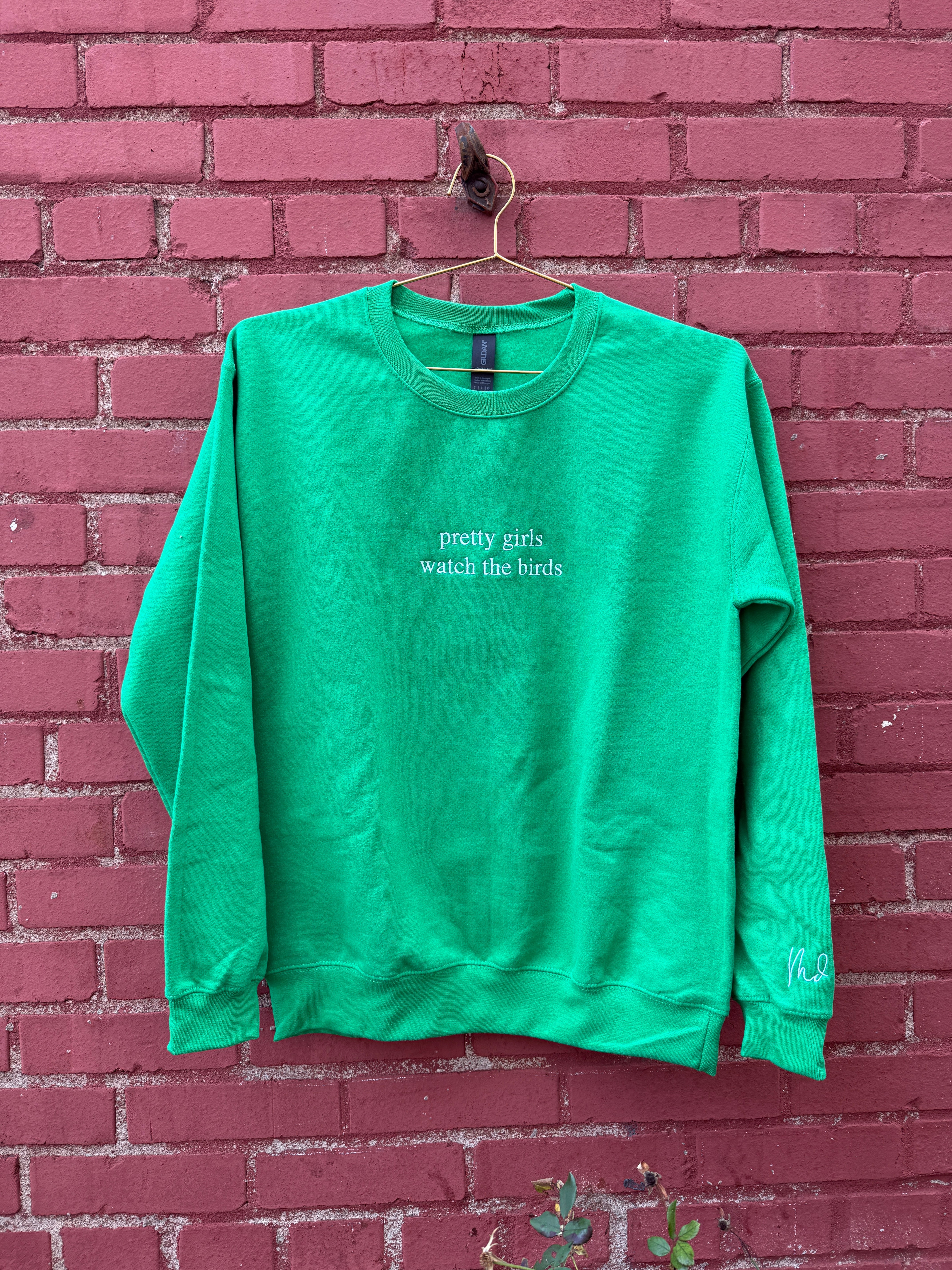 Pretty Girls Watch the Birds Sweatshirt - Image 4